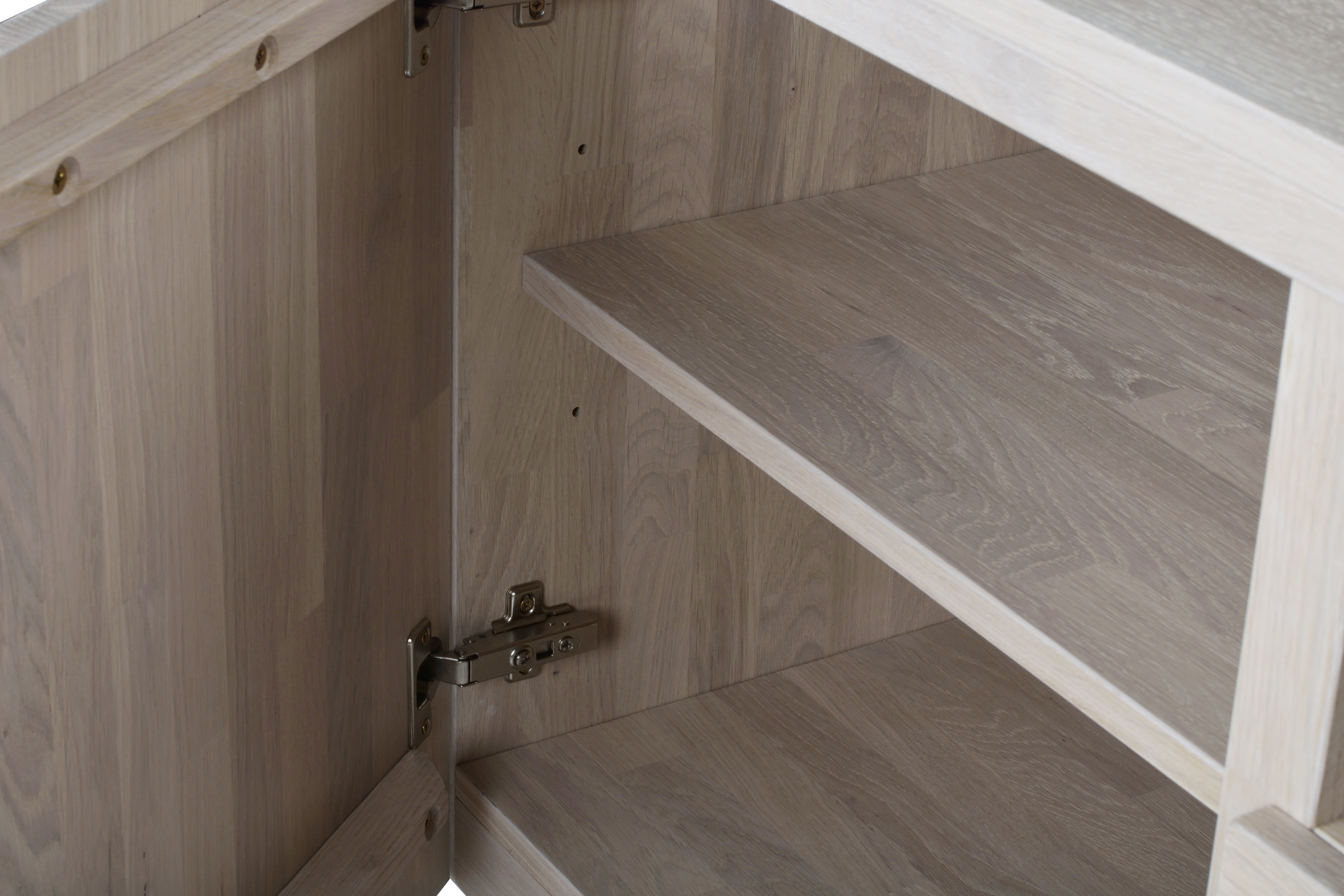 Rowico Home Brooklyn Sideboard Weißpigmentierte Eiche