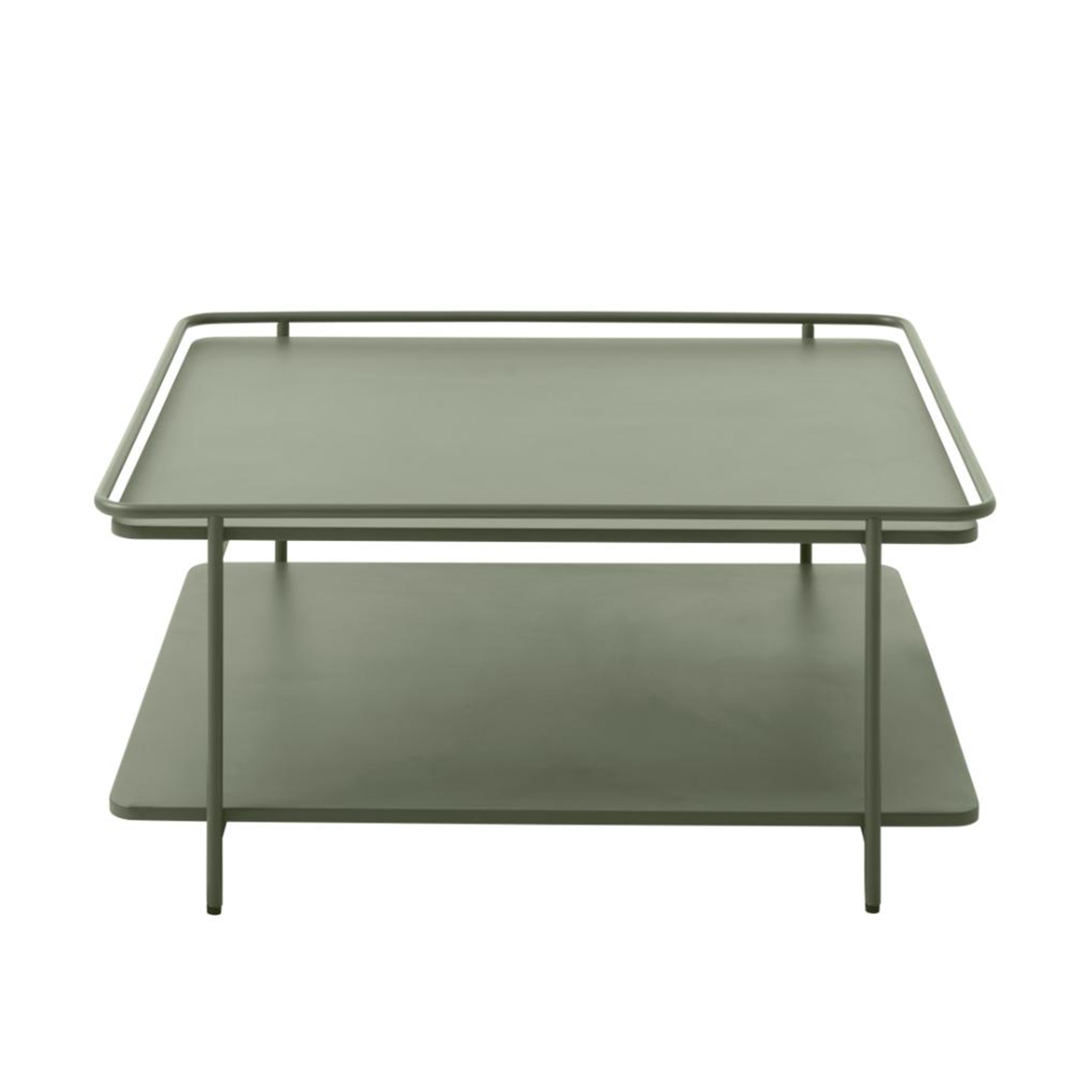 Filippa Couchtisch Olivgrün 75x75