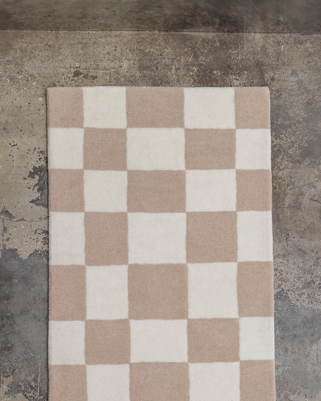 Tinted - Hafstrom Woll-Läufer Beige/Weiß 80x300 - Fußmatten