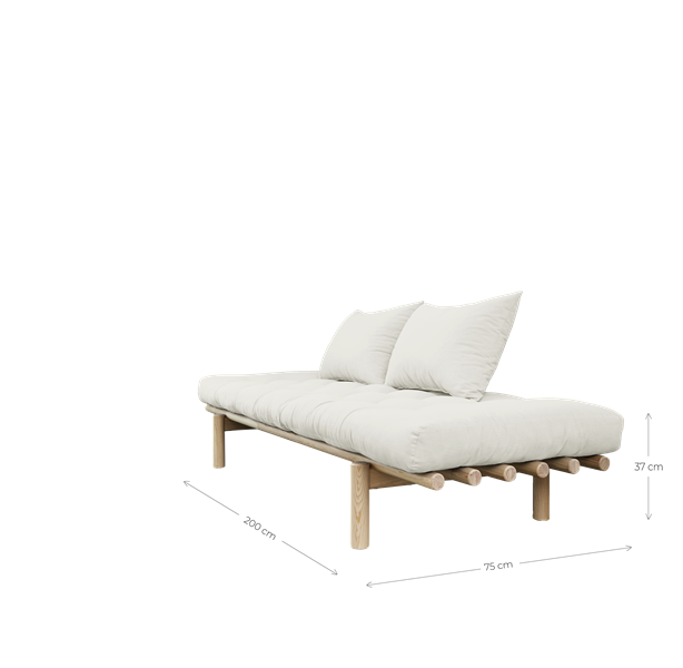 Karup Design Pace Dagbädd Natur/Petrol Blue 200cm