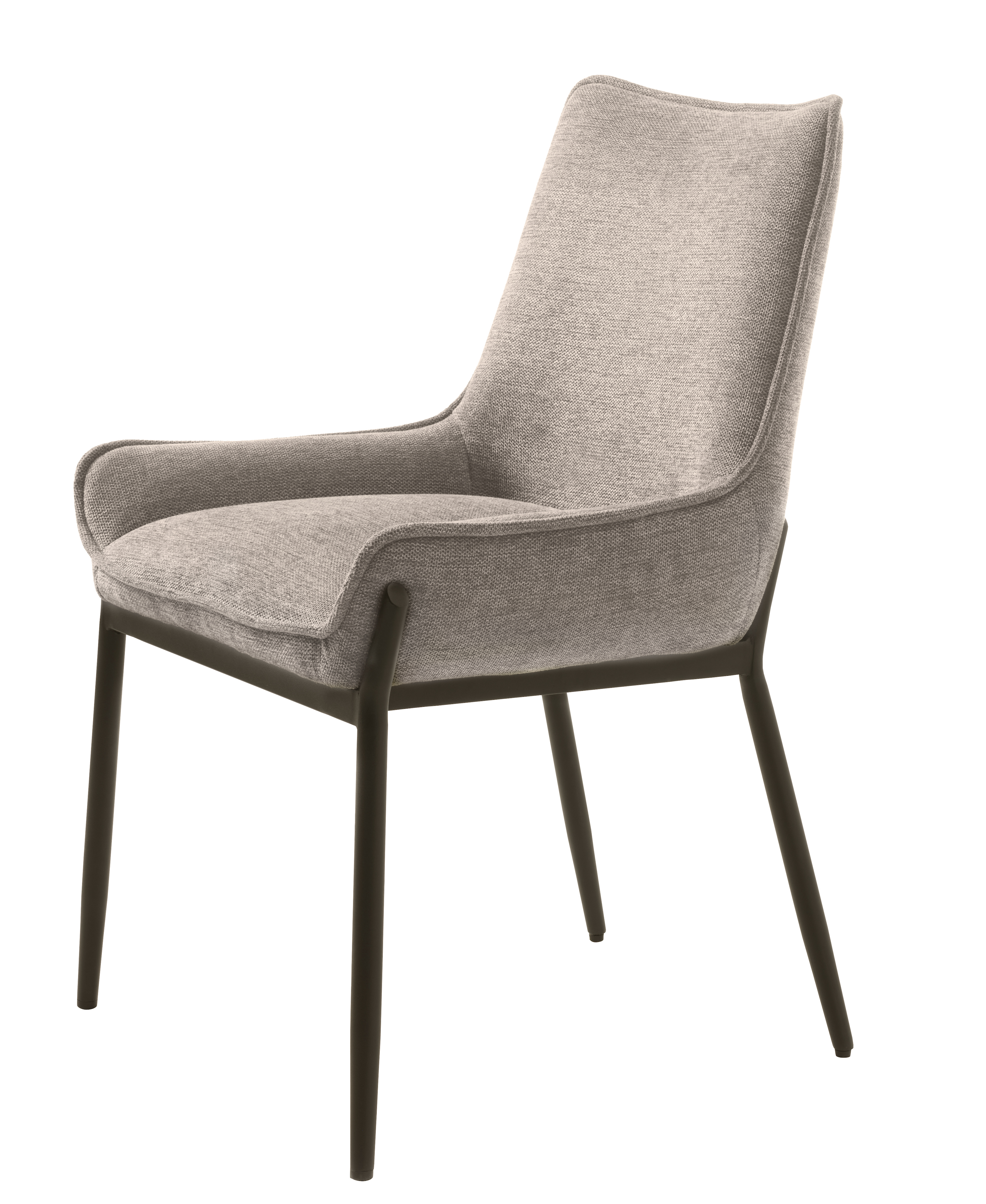 2-pakkaus Nordic Home - Gianna Ruokatuoli Hiekka Beige - Polyester, Metall - Ruokapöydän tuolit