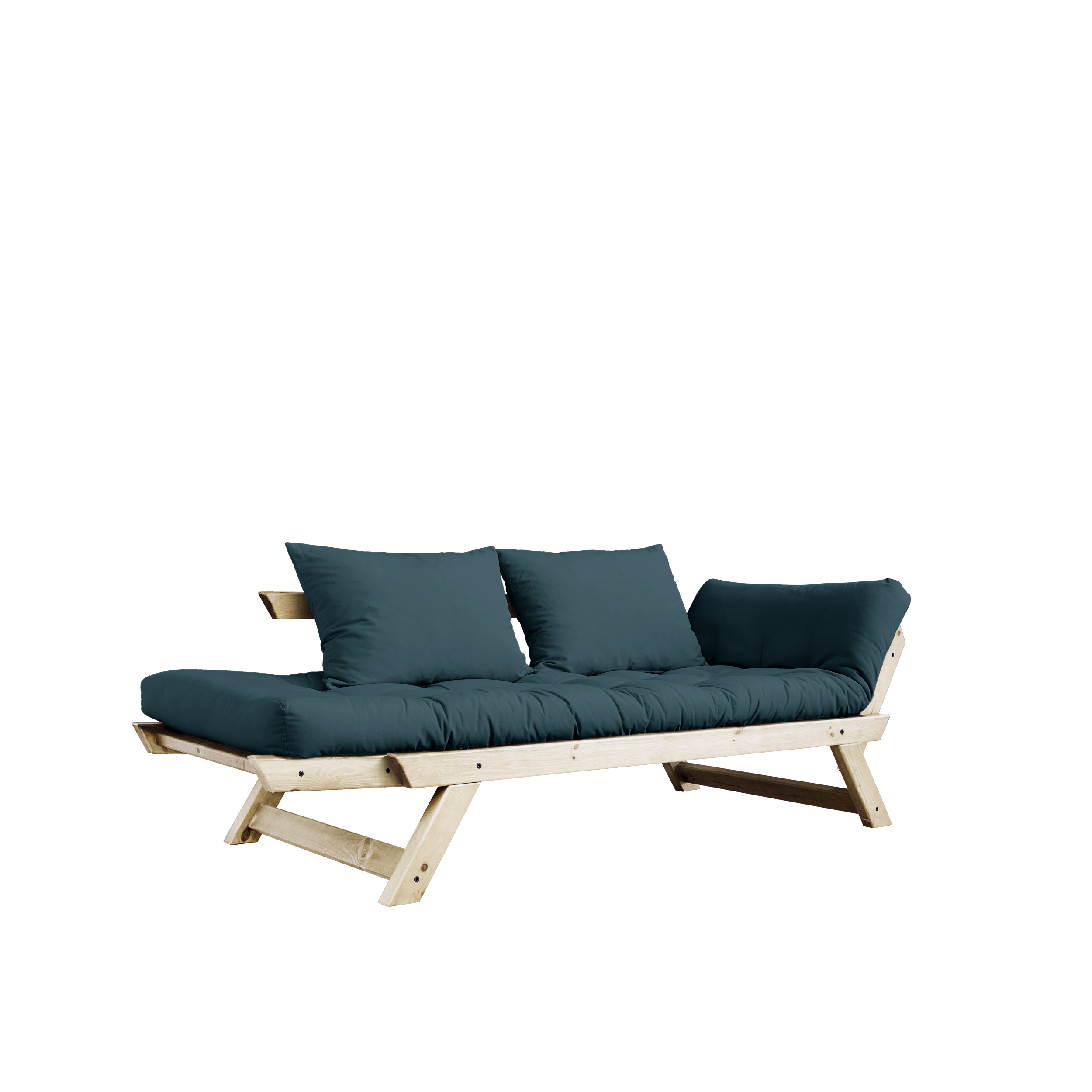 Karup Design Bebop Dagbädd Natur/Petrol Blue 174cm