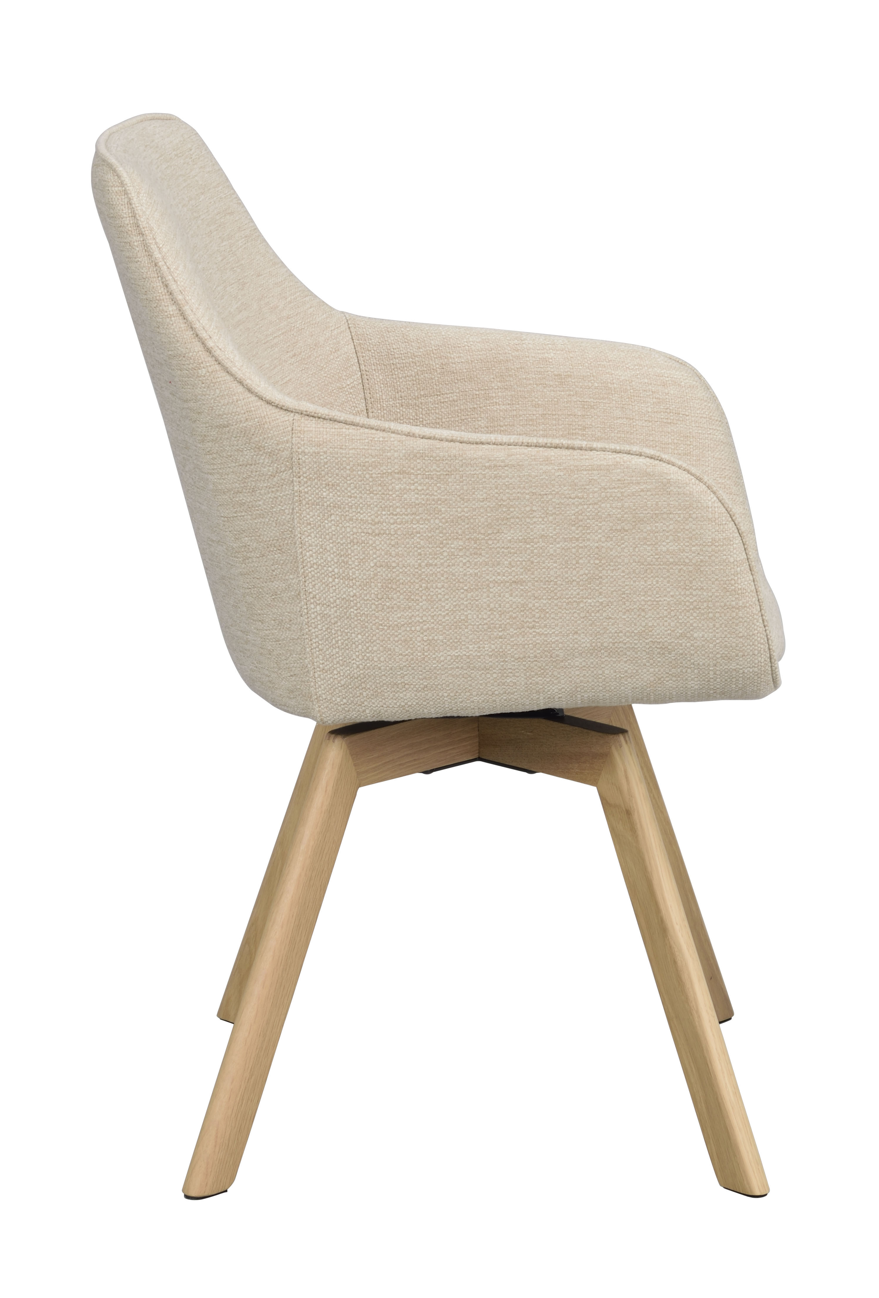 Rowico Home Alison Karmstol Ljusbeige/Ek