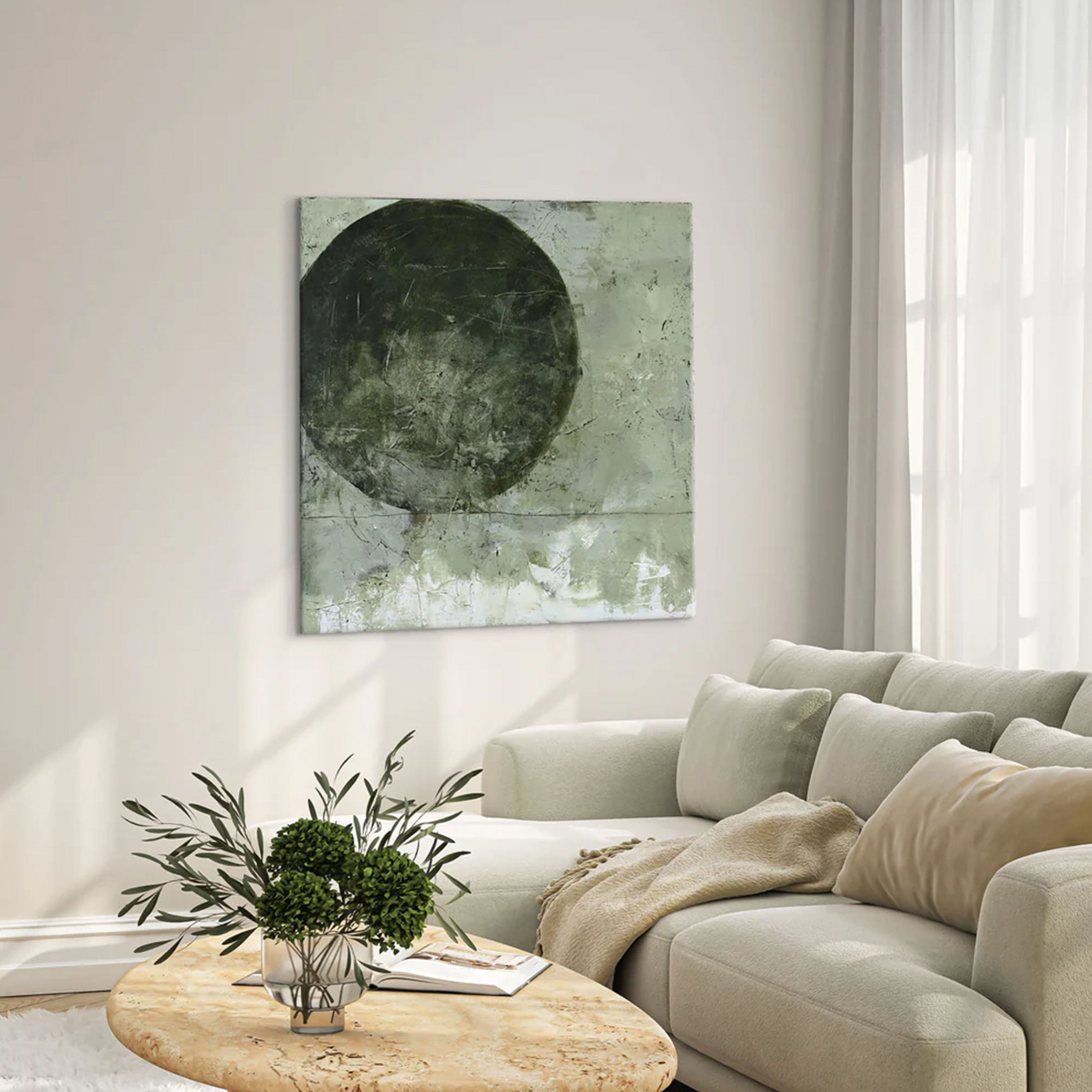 Malerifabrikken Light Ball Bilde Uten Ramme 100x100