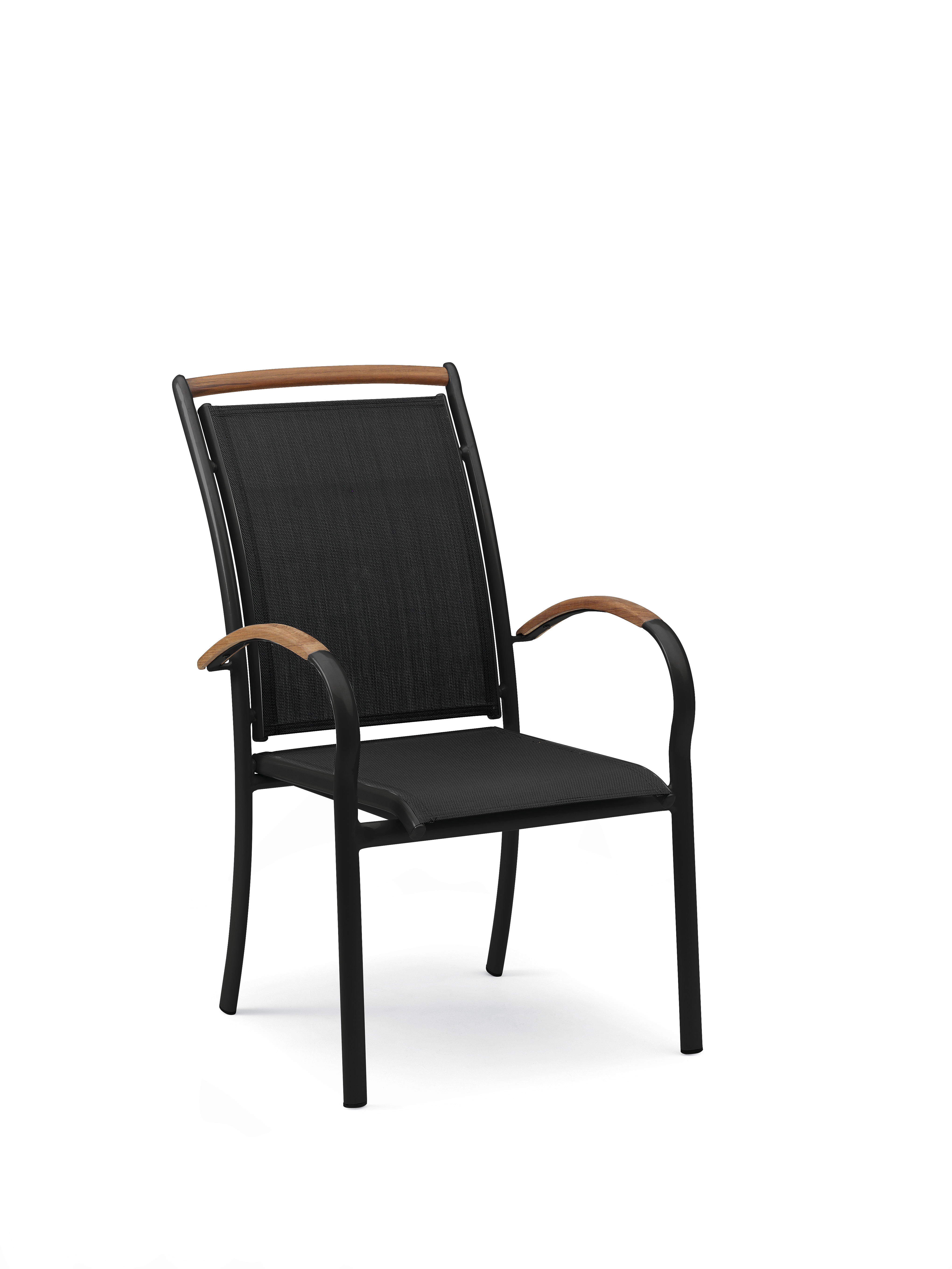 Hillerstorp - Nydala Stapelstol Svart/Teak