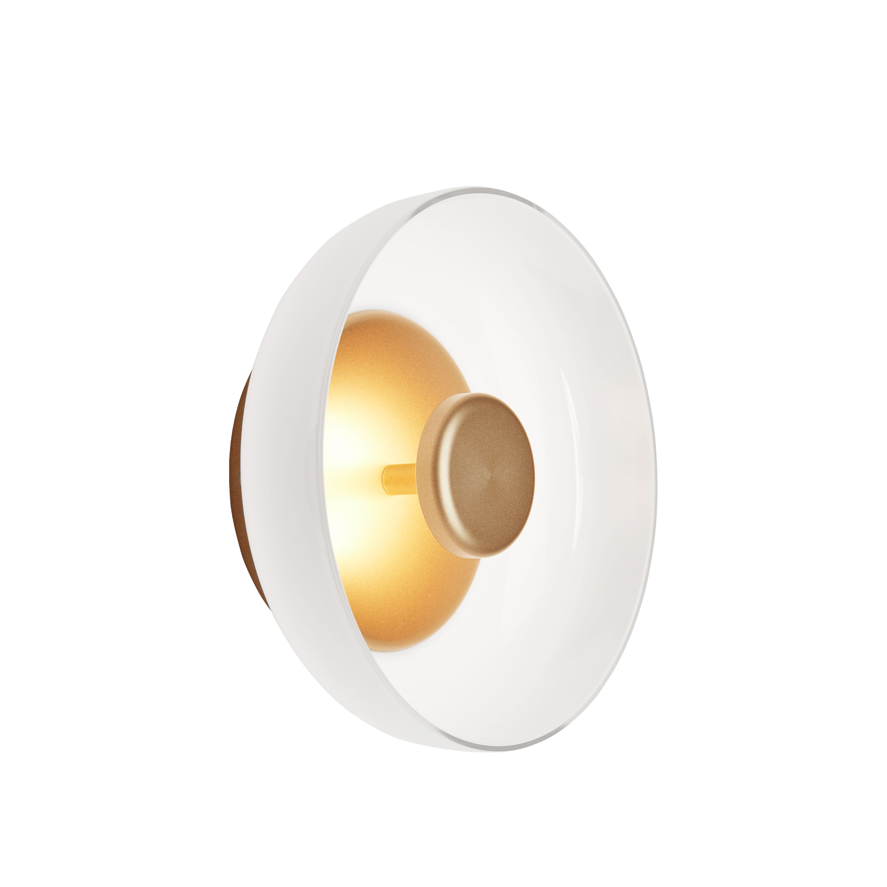 Blossi Vägglampa Nordic Gold/Opal Ø23