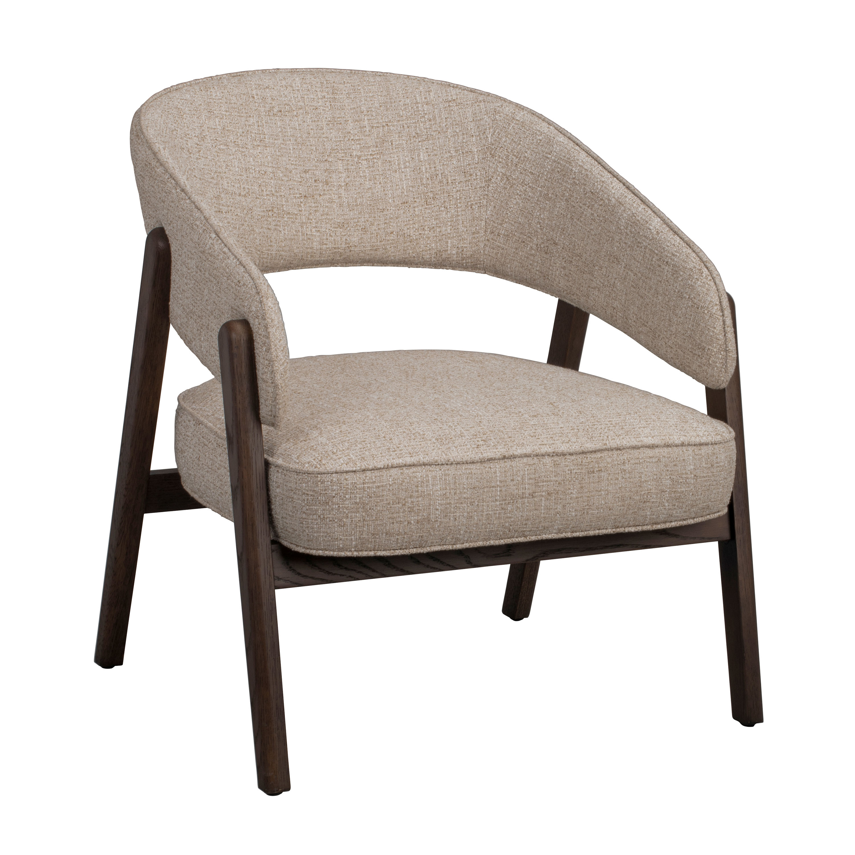 Rowico Home Barnaby Loungesessel Hellbeige/Eiche