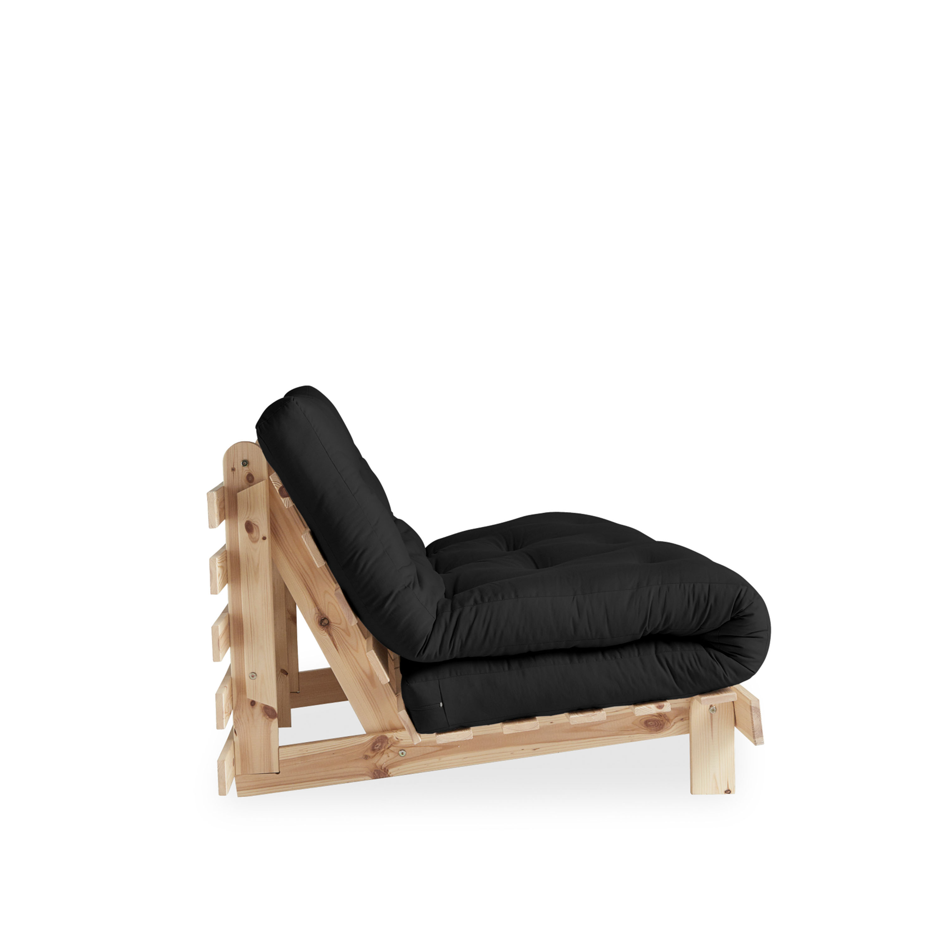 Karup Design Roots Schlafsofa Natur/Dunkelgrau 140cm