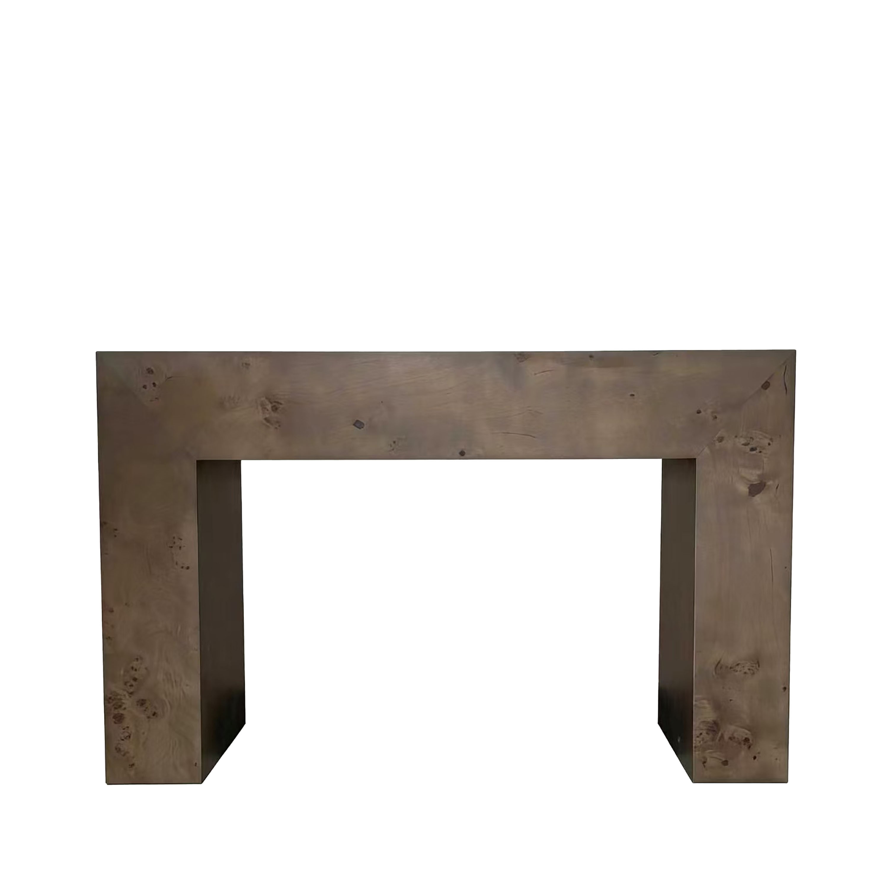 Chunky Konsolentisch Braun gebeizte Pappel 145cm