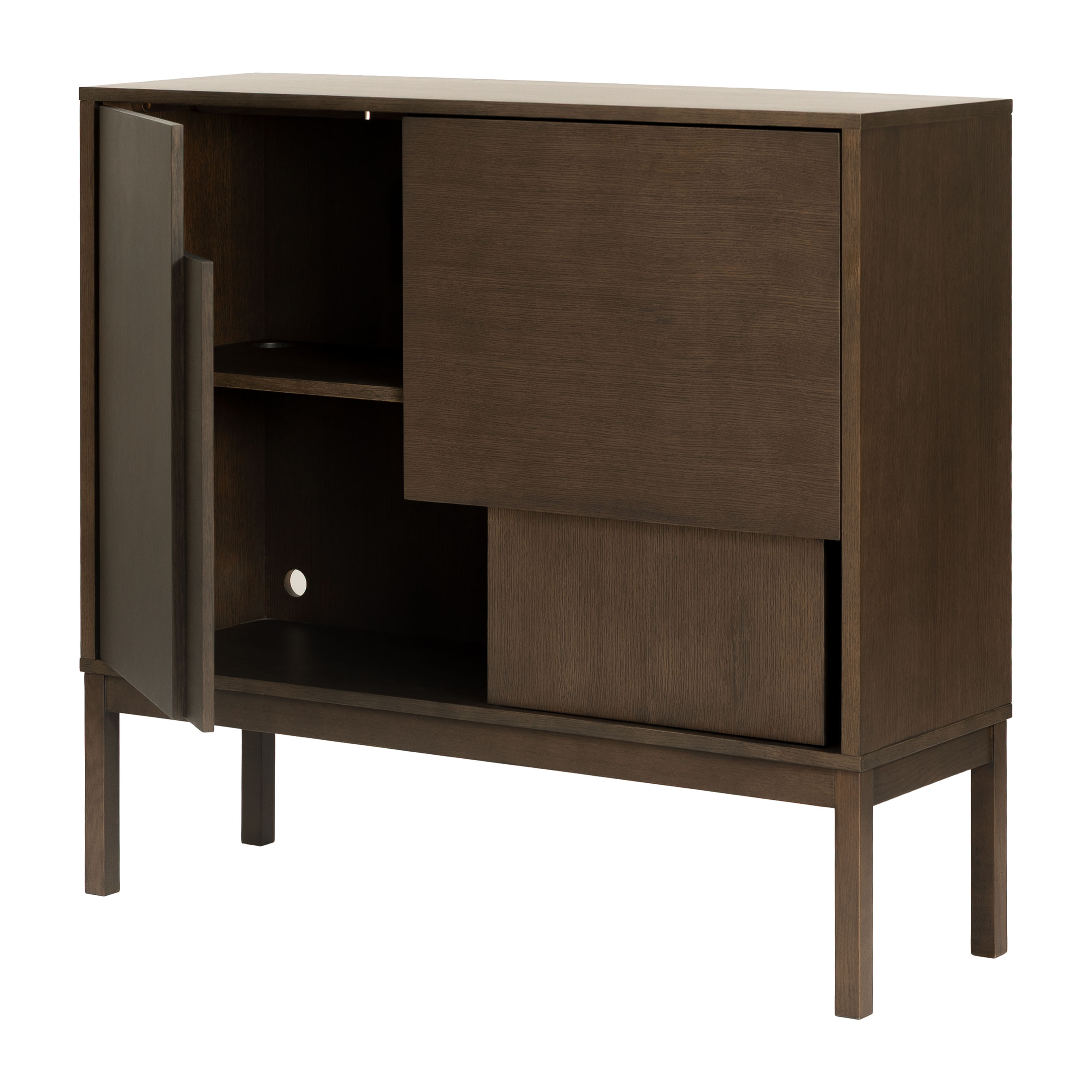 Design House Stockholm Layer Sideboard Dark Oak 110x120