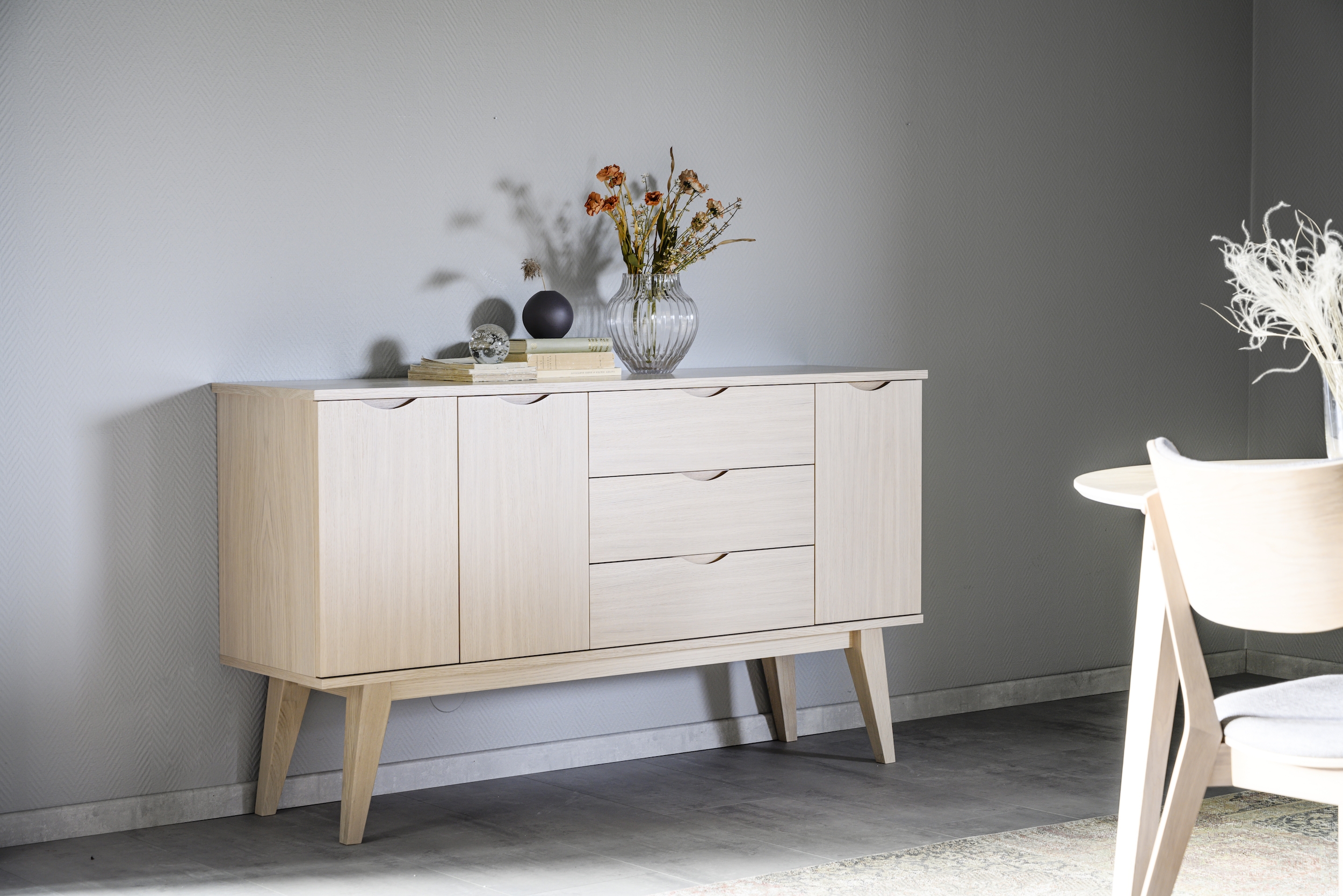 Rowico Home Filippa Sideboard Weiß pigmentiert 150cm