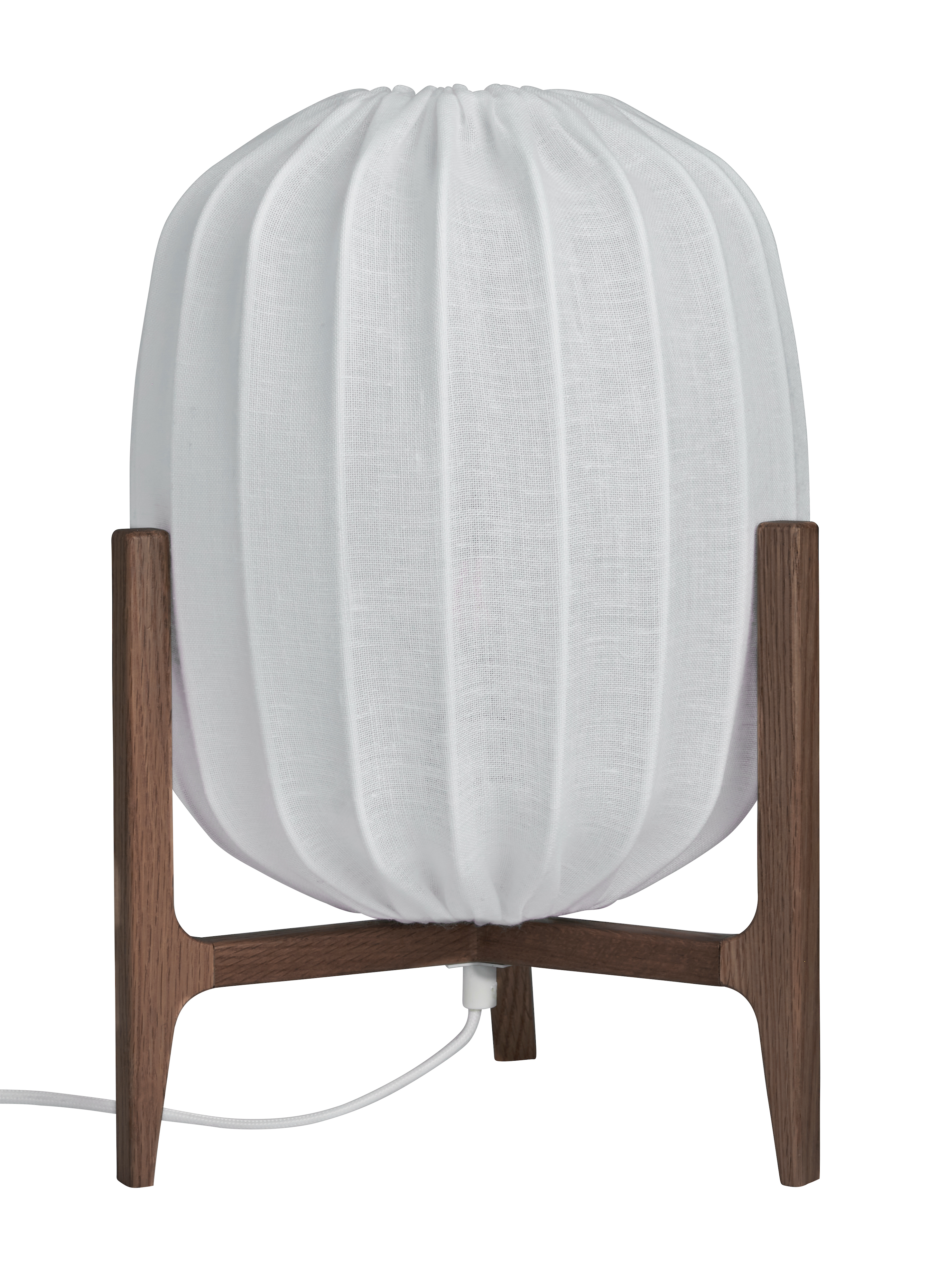 Watt & Veke - Prisma Tischleuchte Oak/White 41cm - Weiß - Tischlampen