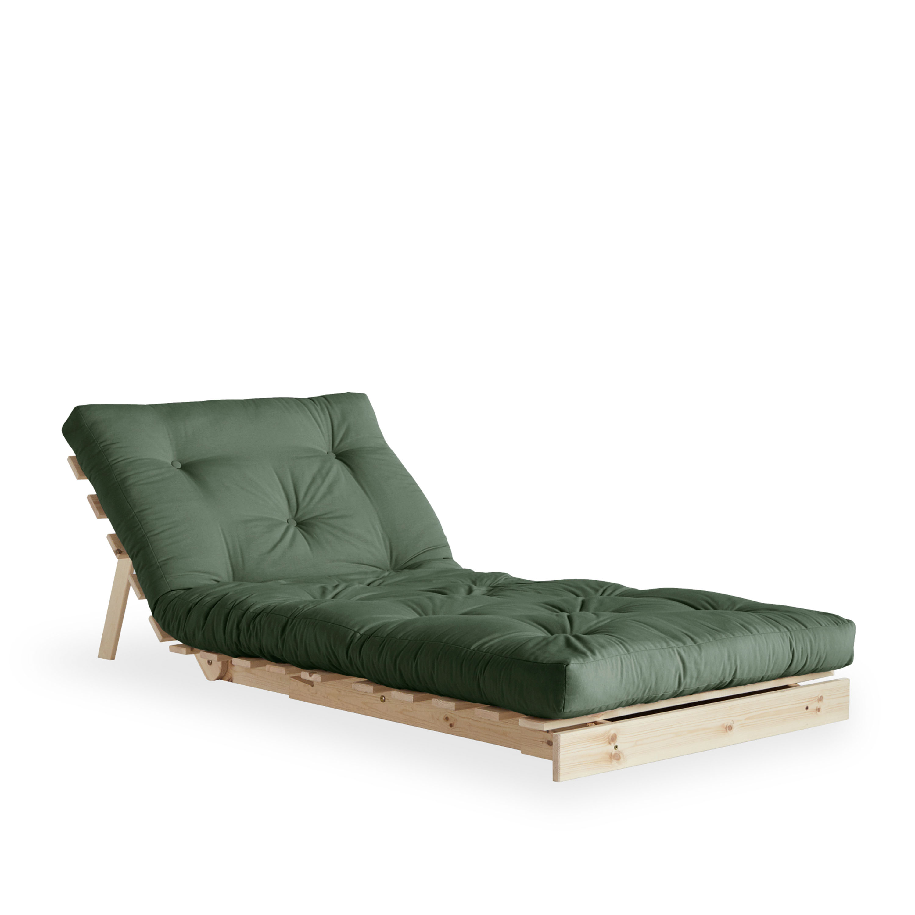 Karup Design Roots Nojatuoli Luonnollinen/Olive Green 90 cm