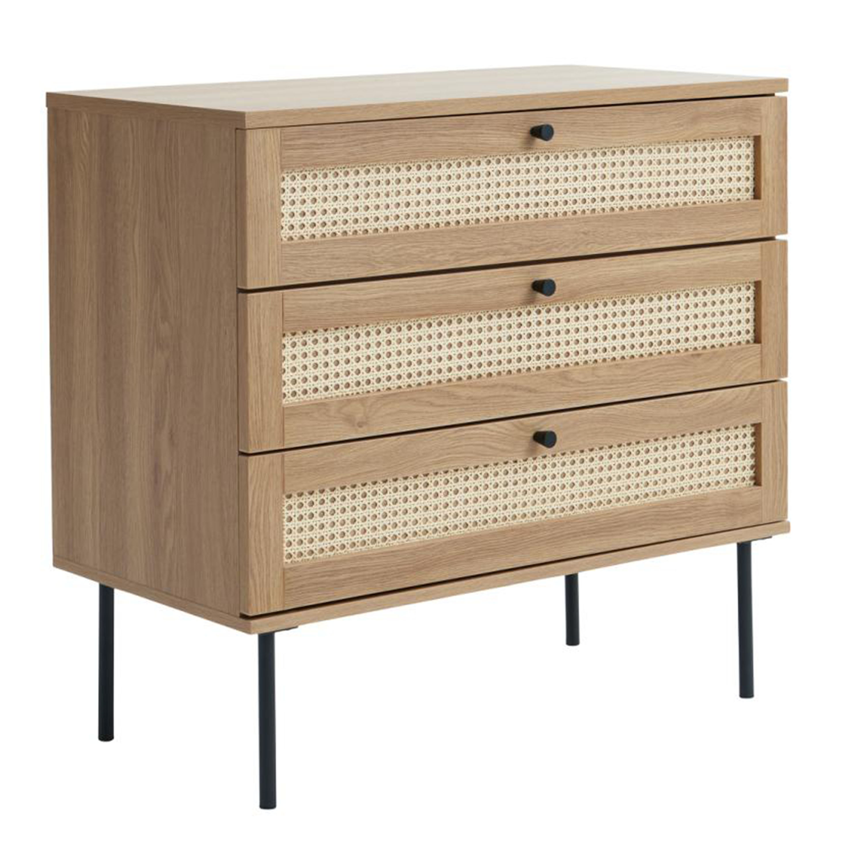 Nordic Home Elin Kommode Eiche 80cm