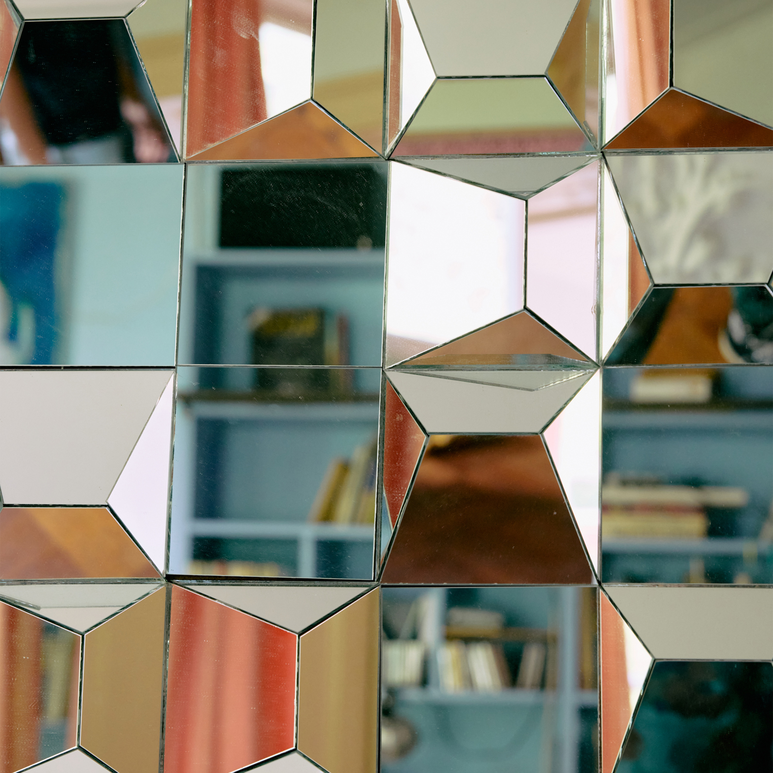 HKliving Relief Mirror Veggdekorasjon 60x85