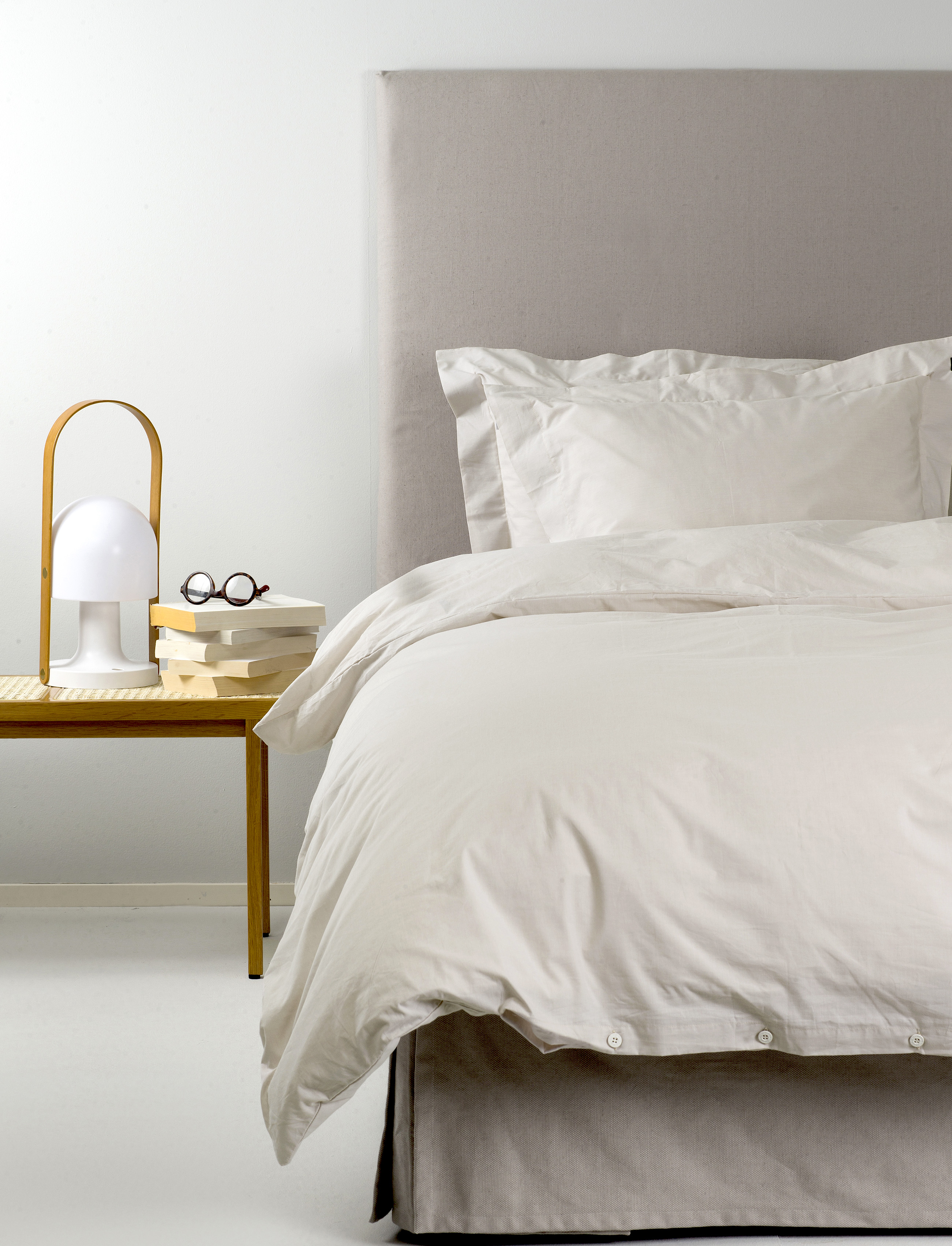 Himla Dreamtime Pussilakana GOTS Percale Sand 220x220