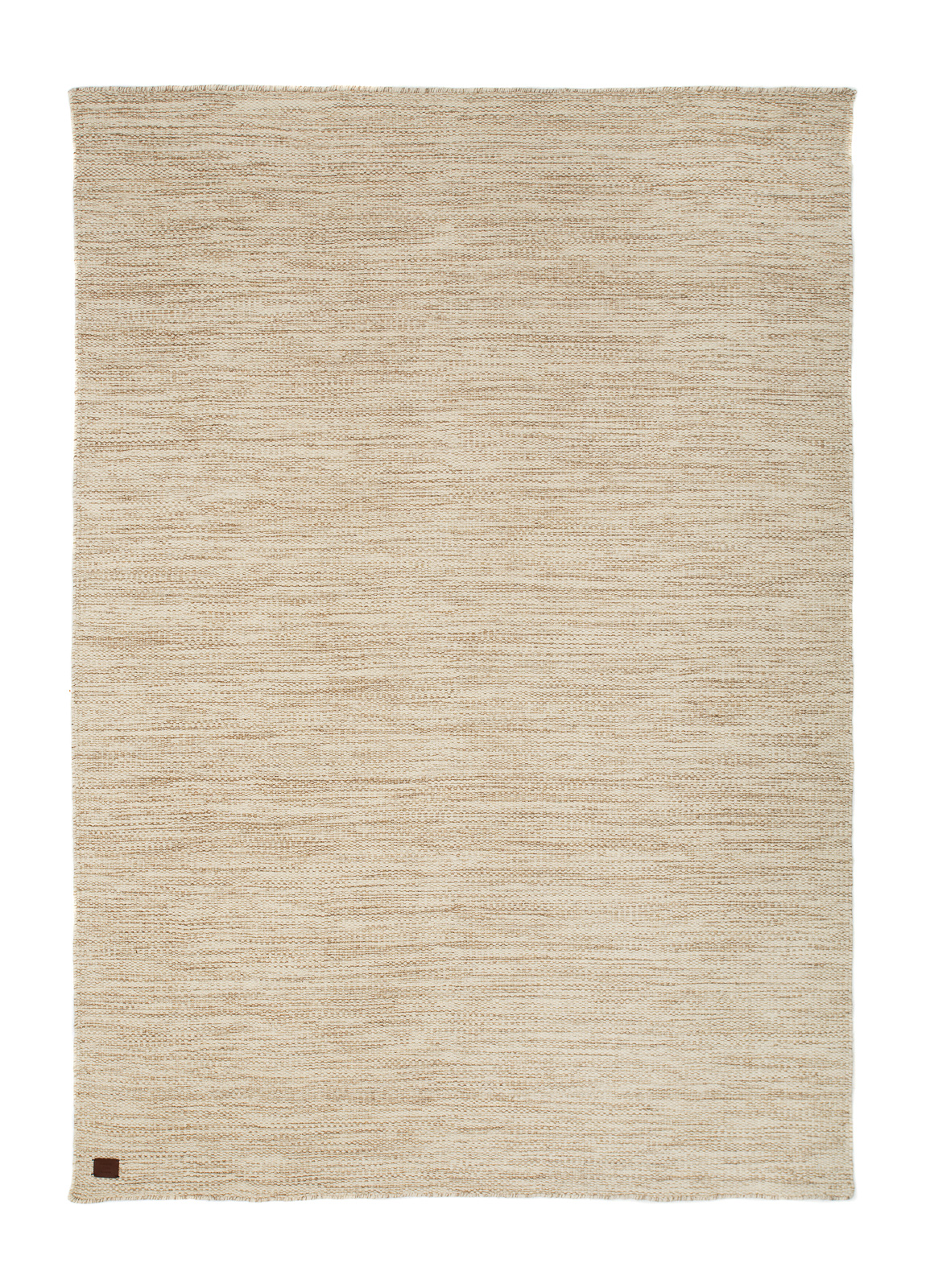 KM Carpets - Bella Ullmatta Slätvävd Natur 160x230cm - Beige