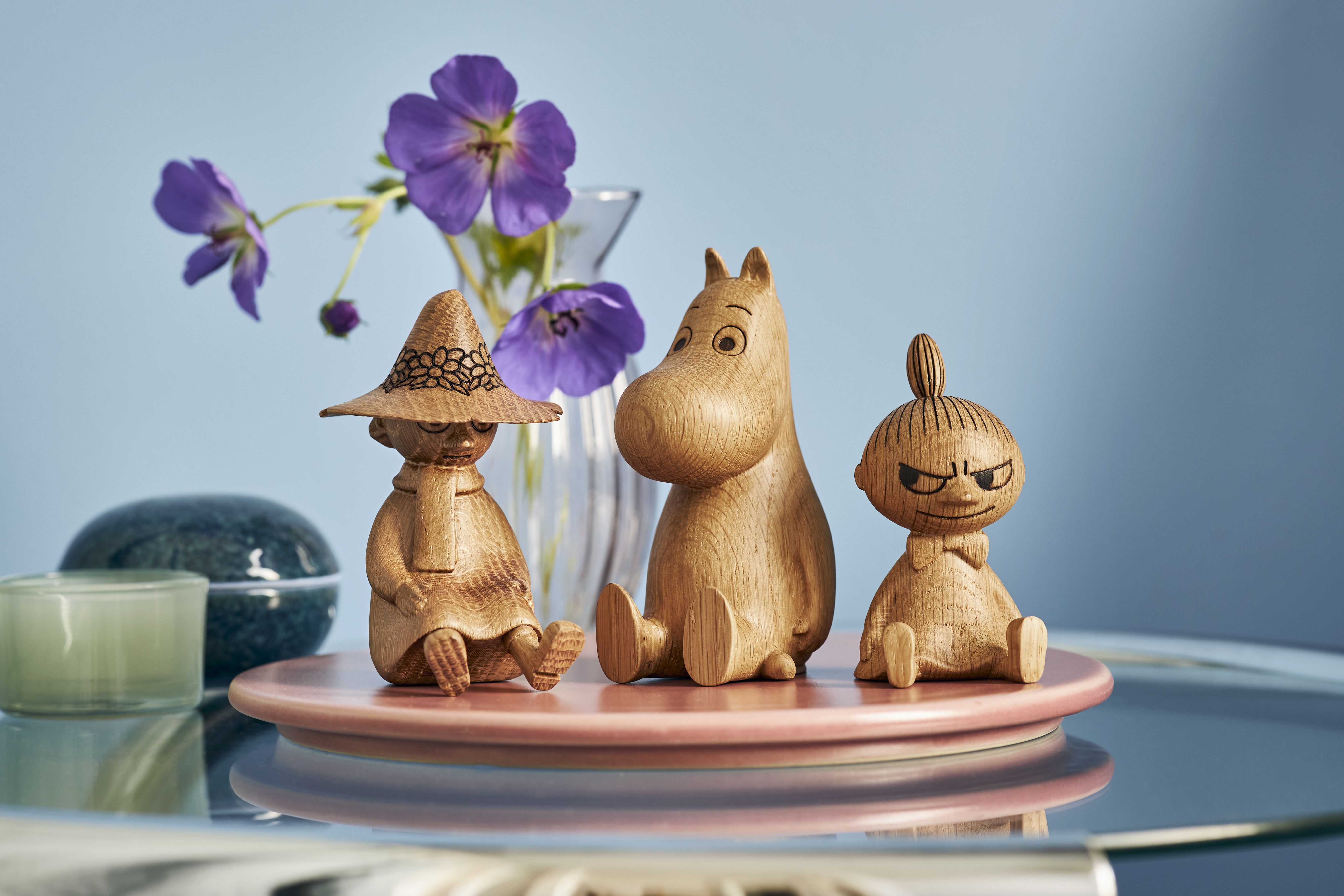 Dsignhouse x Moomin Mumintroll Holzdekoration Mumintroll Eiche 10cm