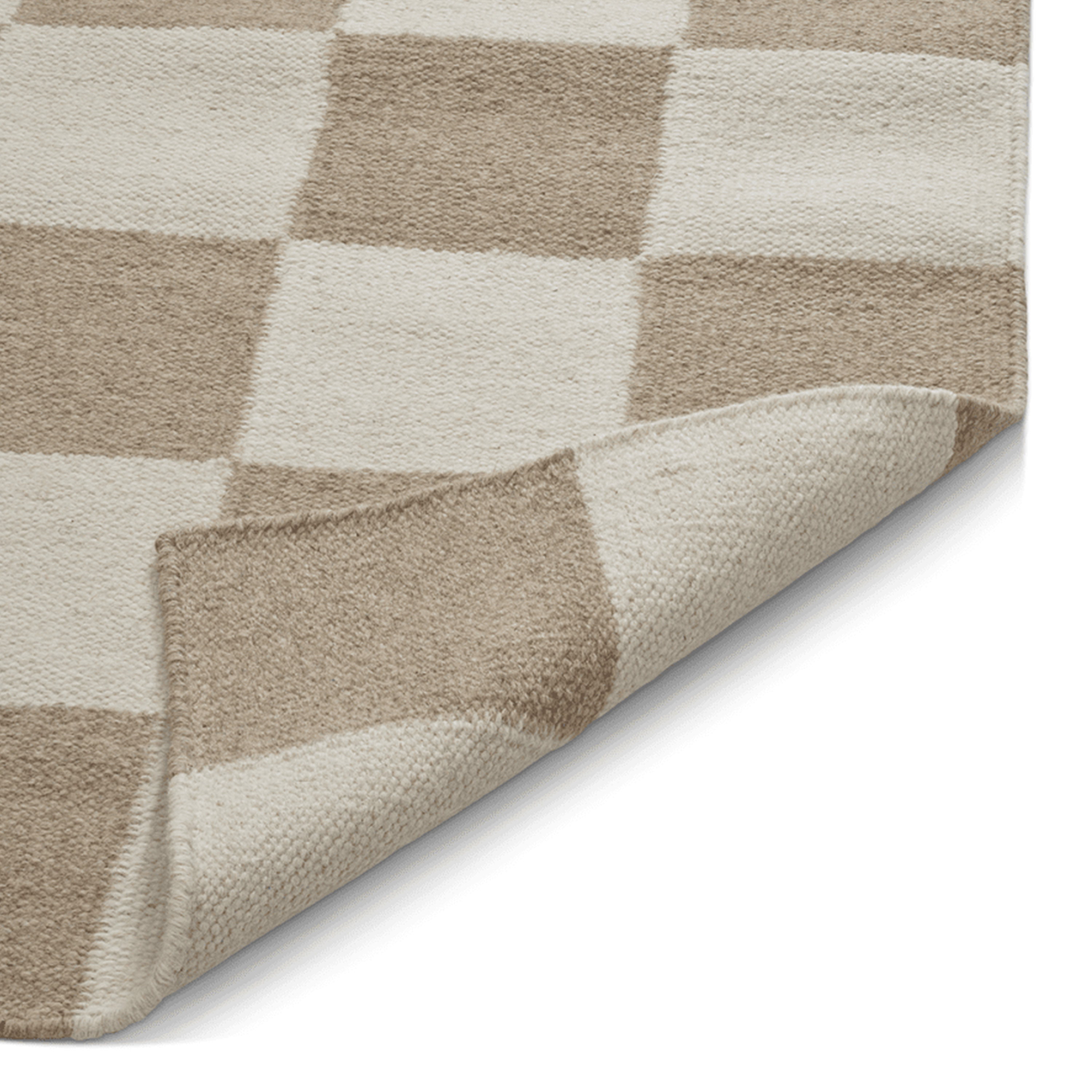 Classic Collection Square Gångmatta Vit/Natur 80x240