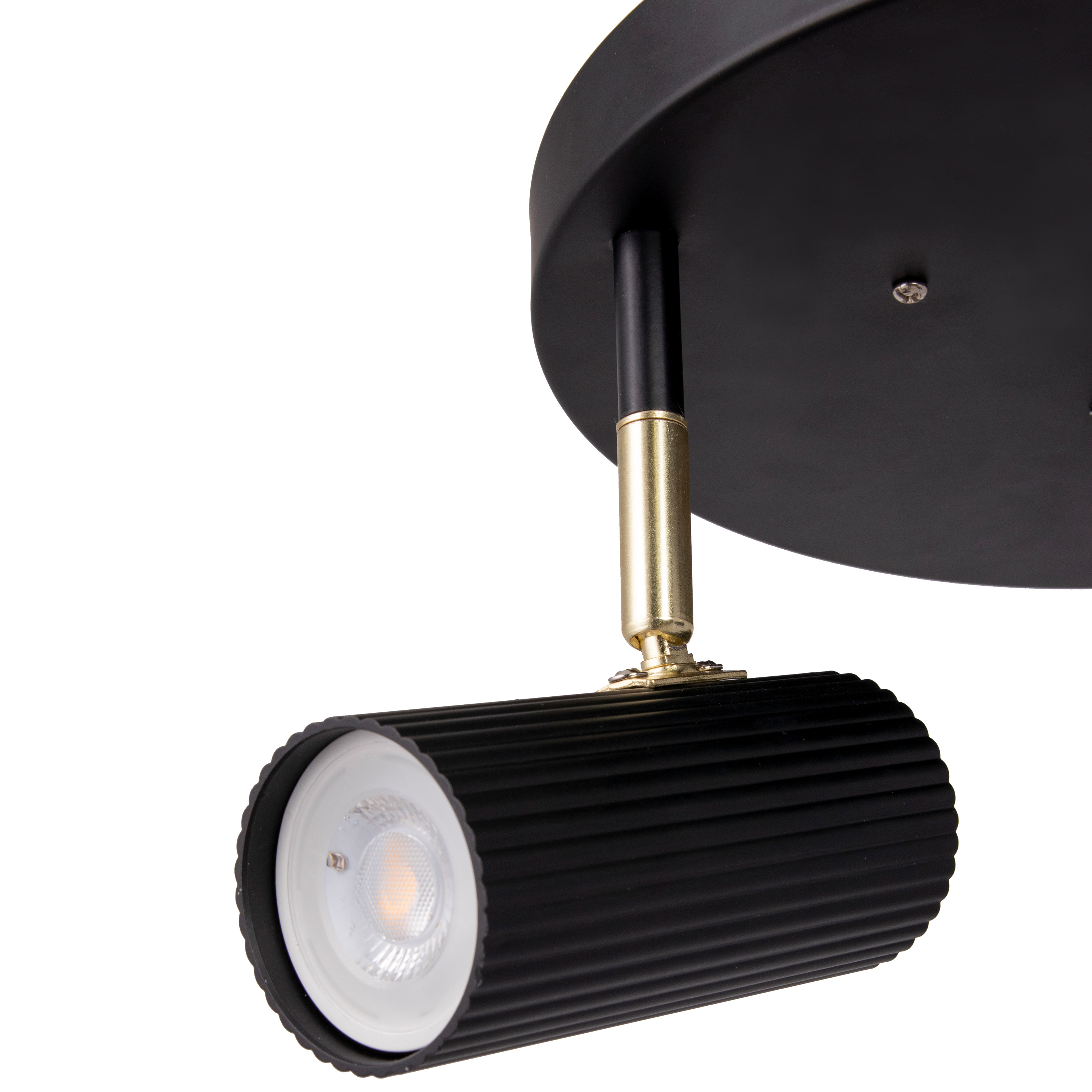 Globen Lighting Hubble 3 Round Spotlight Svart