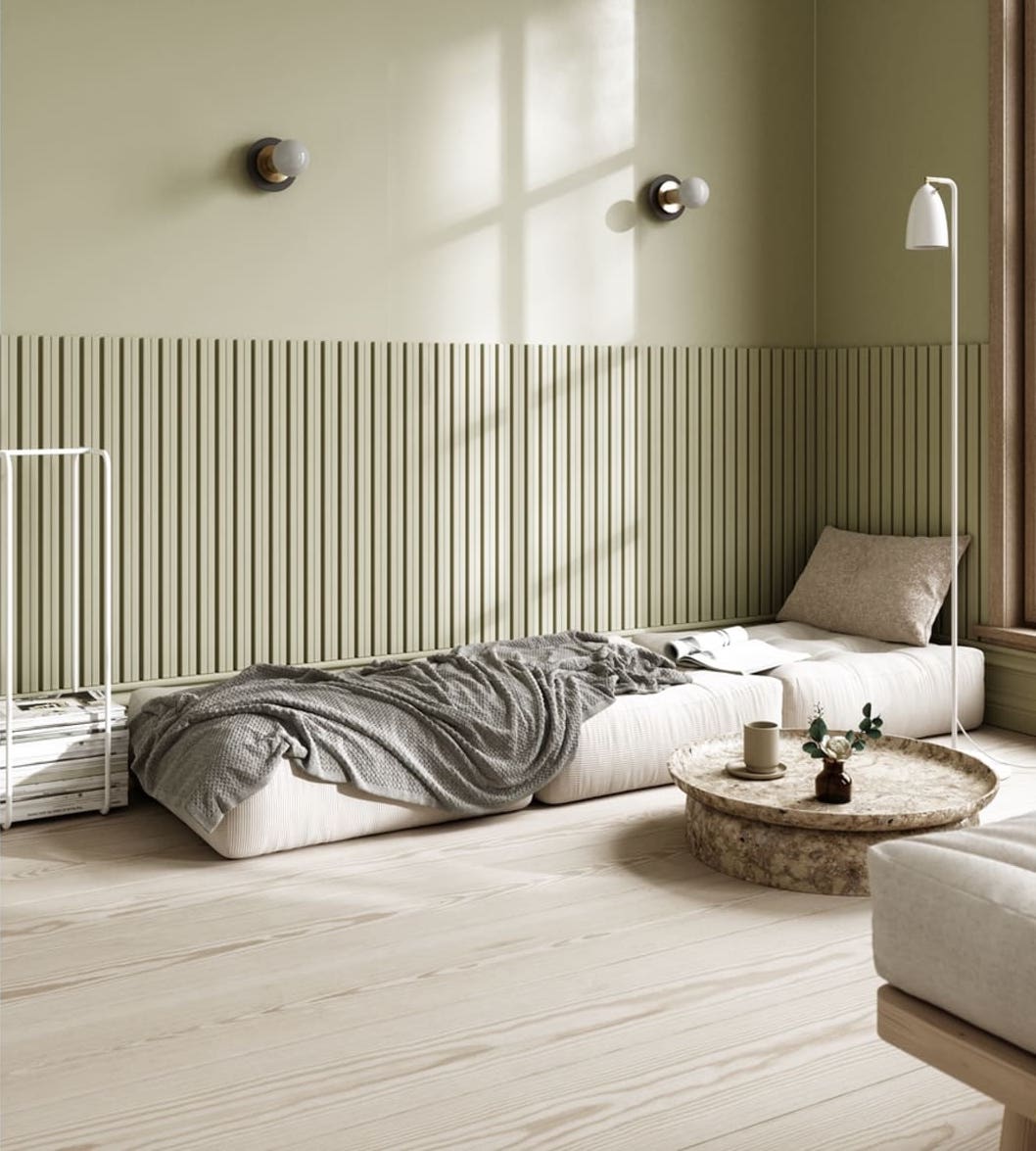 Karup Design More Sitzpuff Leinen 70x70cm