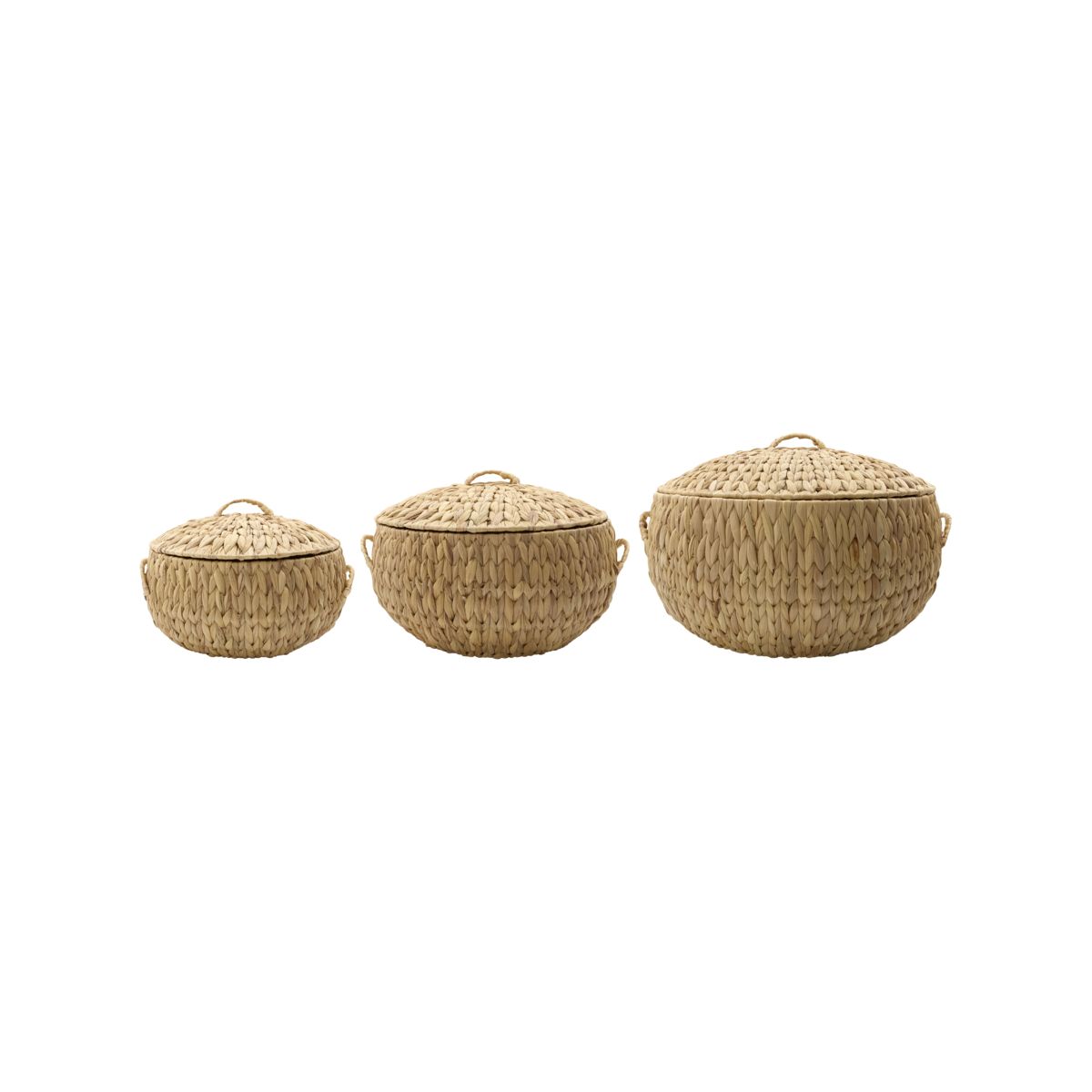 House Doctor - Rata Korg Natur 3-pack - Brun