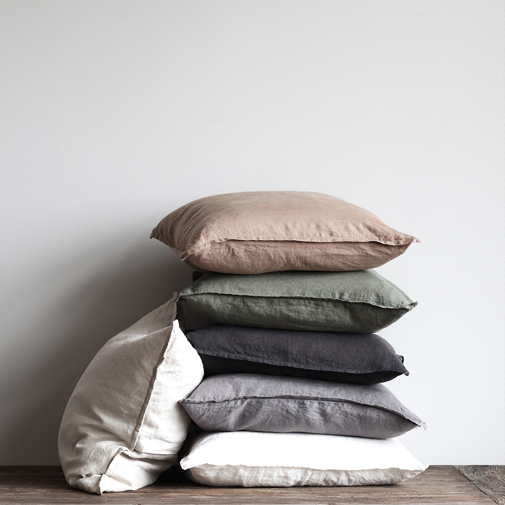 Tell me more Putetrekk Lin Khaki 50x50