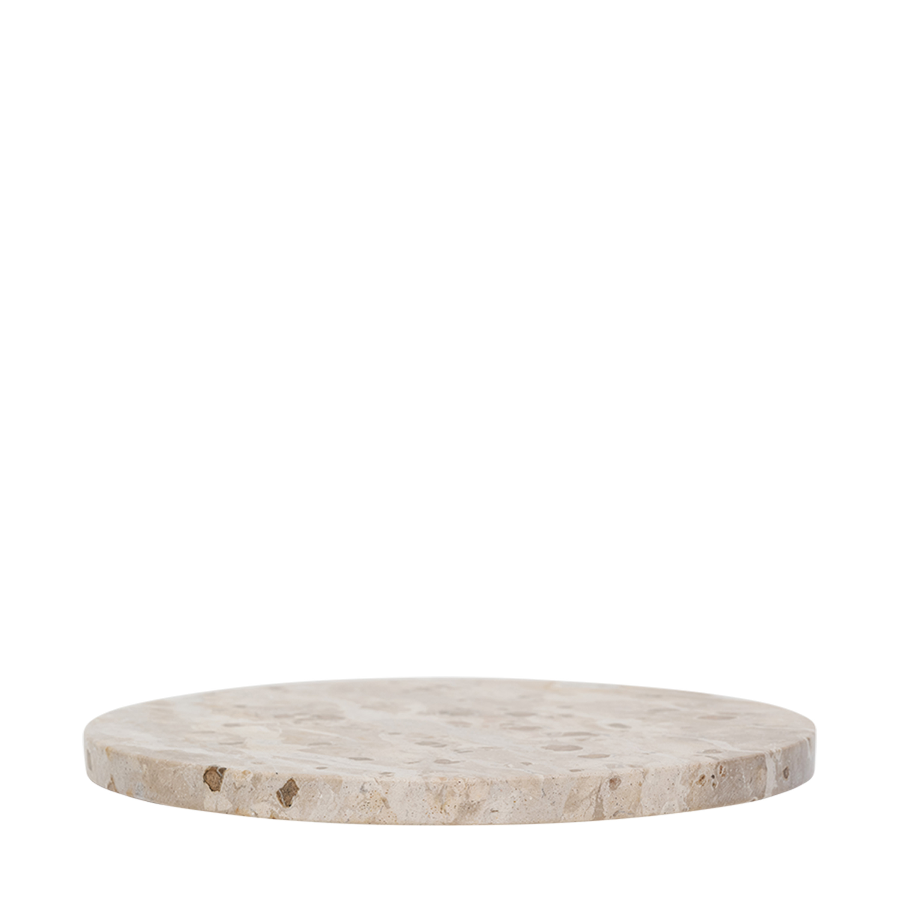 Urban Nature Culture - Tasanne Platte Marmor Beige Ø28 - Tabletts
