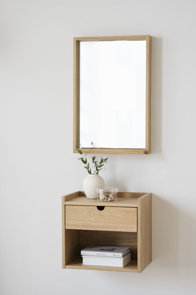 Rowico Home Hillmond Sängbord/Väggskåp Ek 40cm