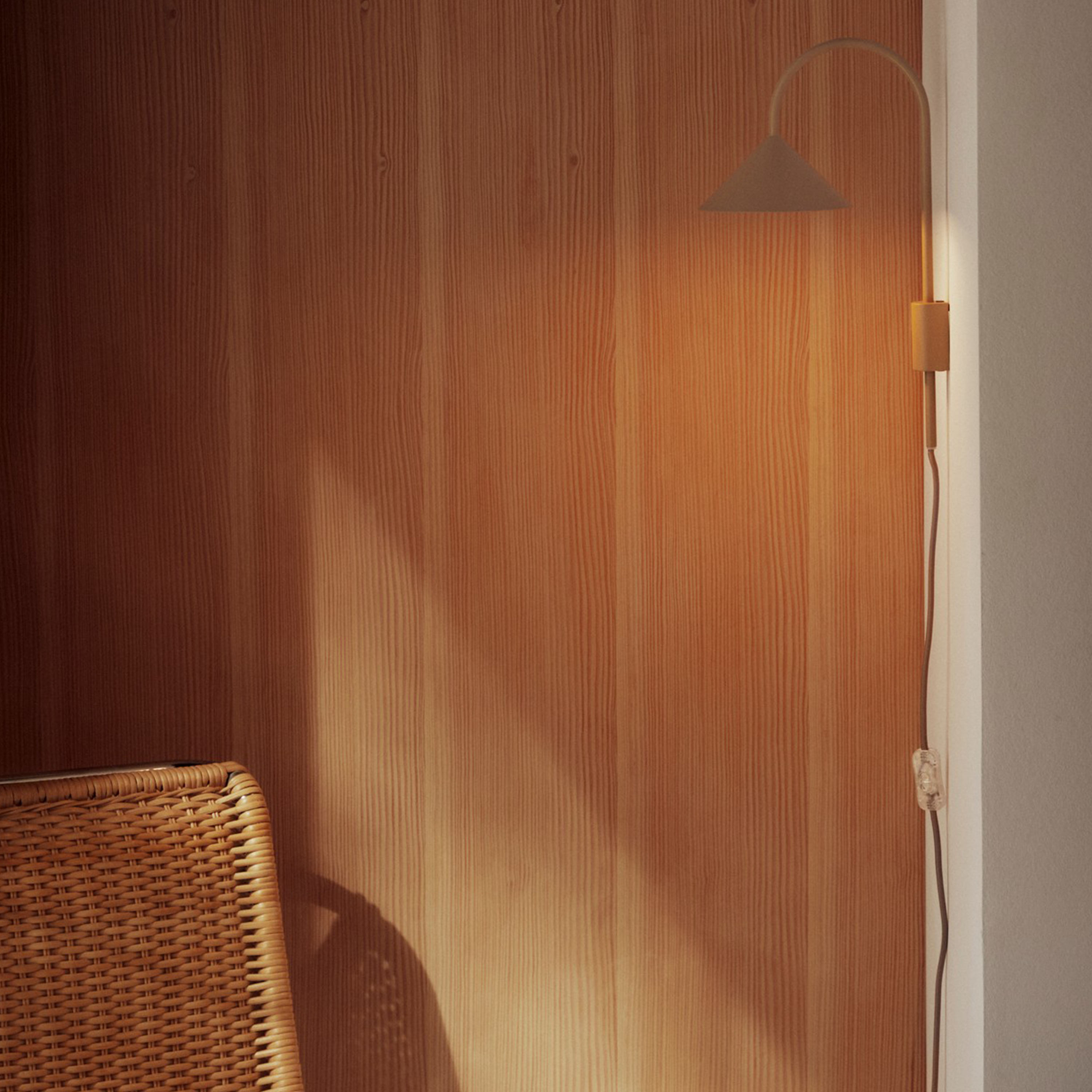 Frandsen Grasp Wired Vägglampa Sand Grey