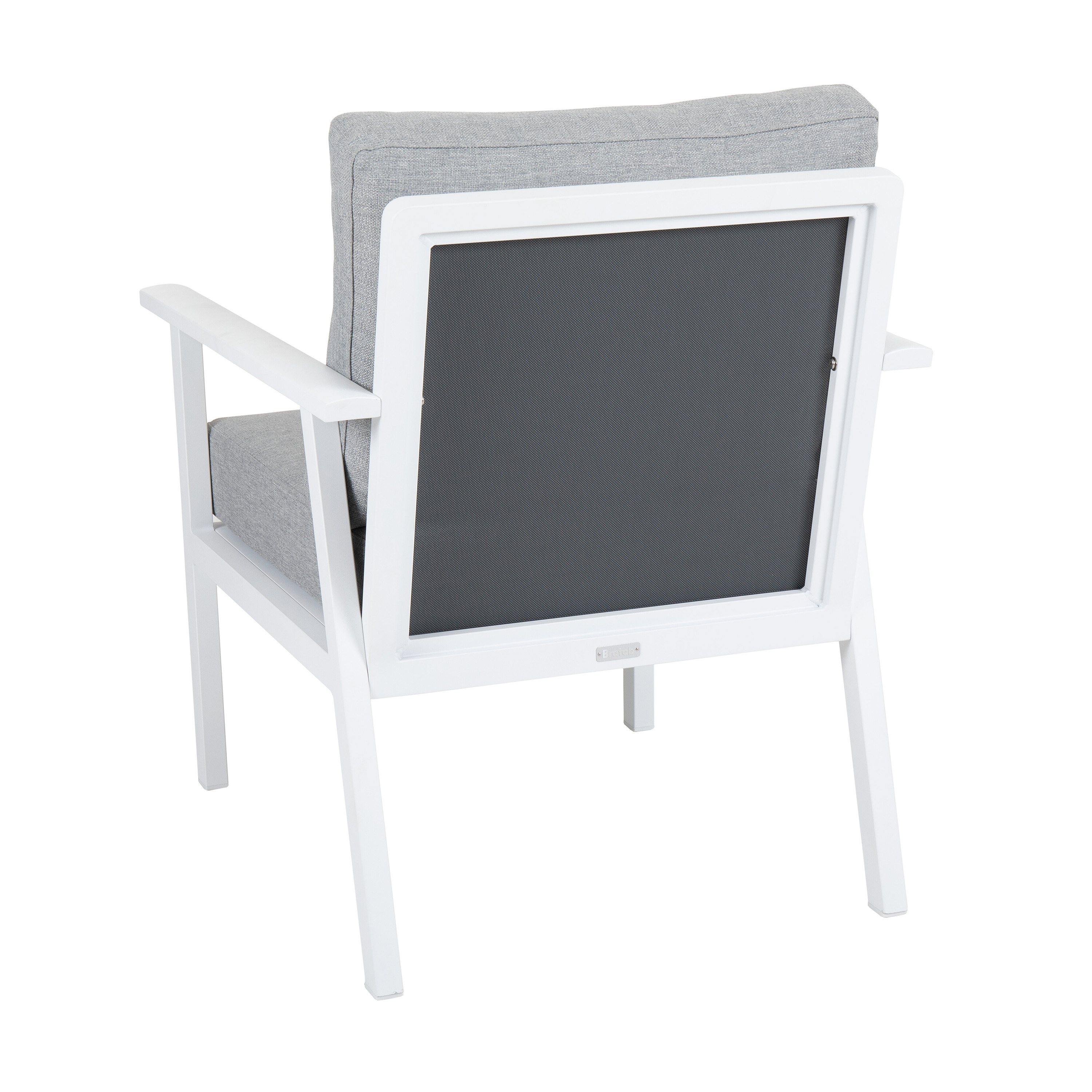 Brafab Samvaro Loungestol Vit/Pearl Grey 69cm