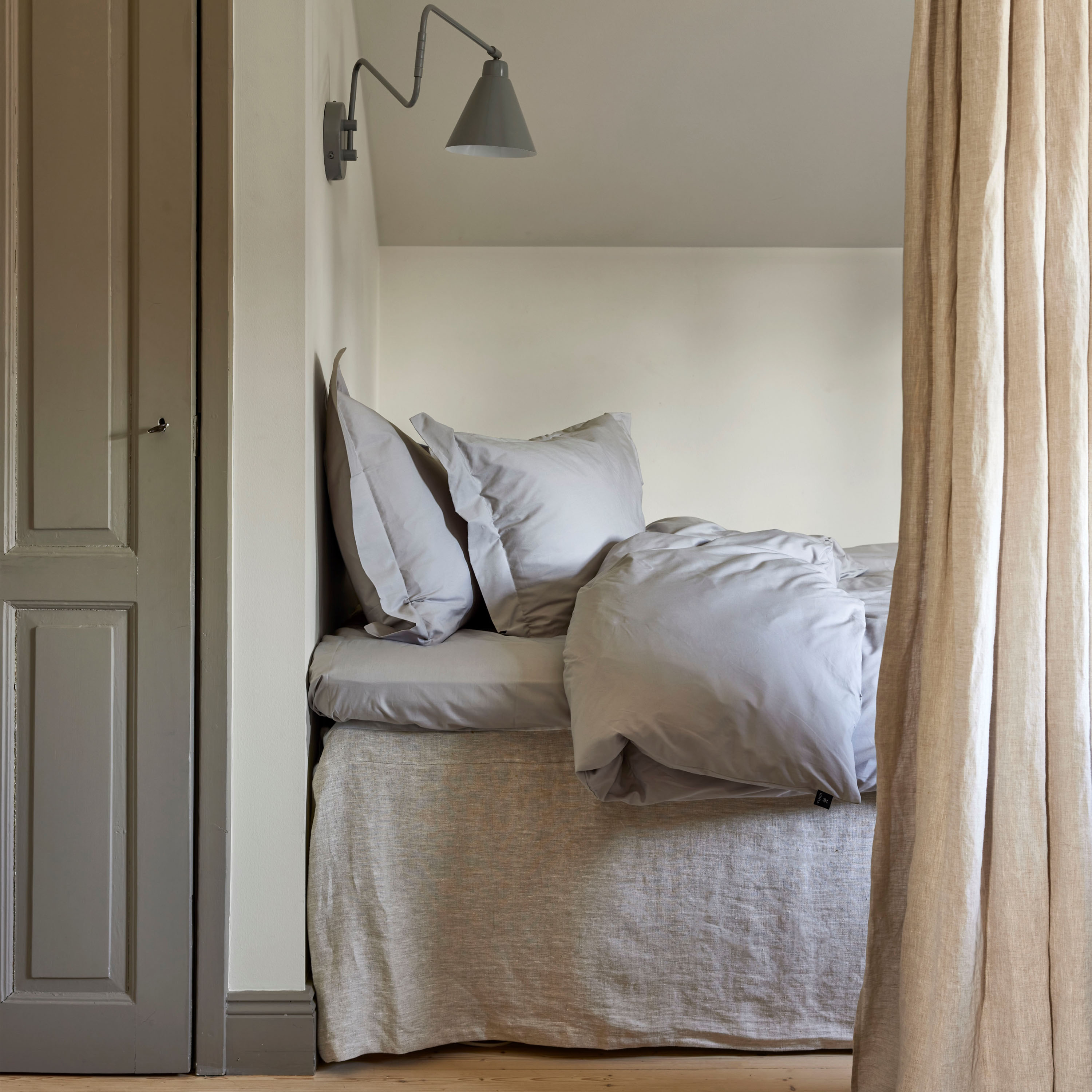 Himla Dreamtime Bettbezug GOTS Granit 220x220