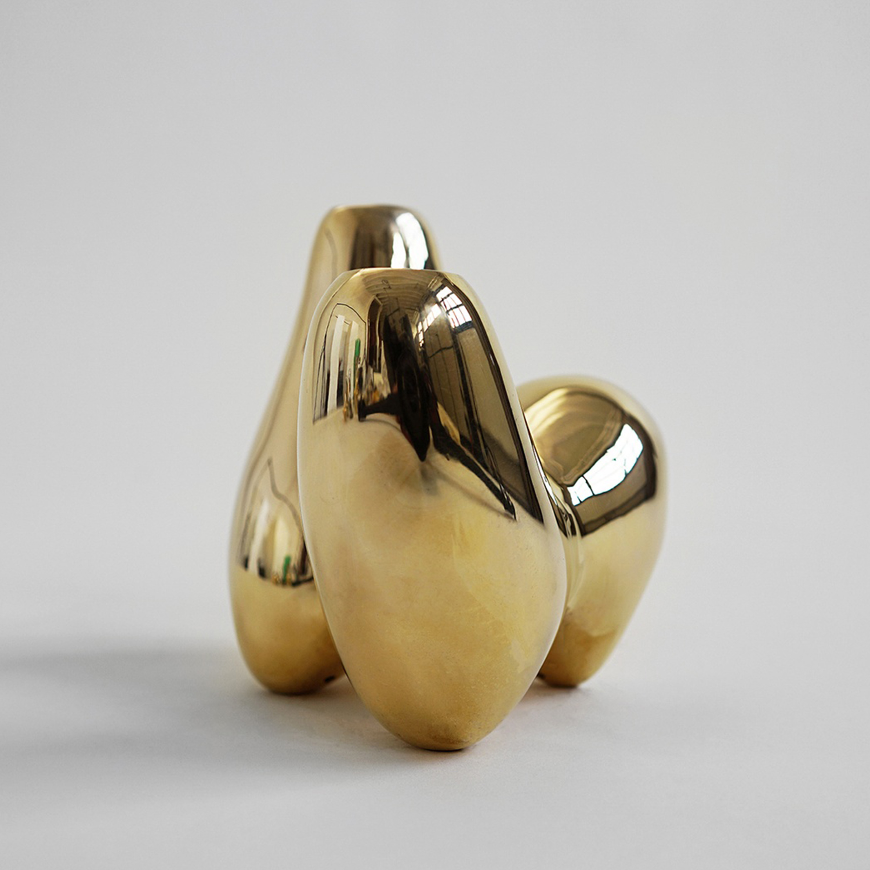 Hein Studio Unity Kerzenhalter Messing 14cm