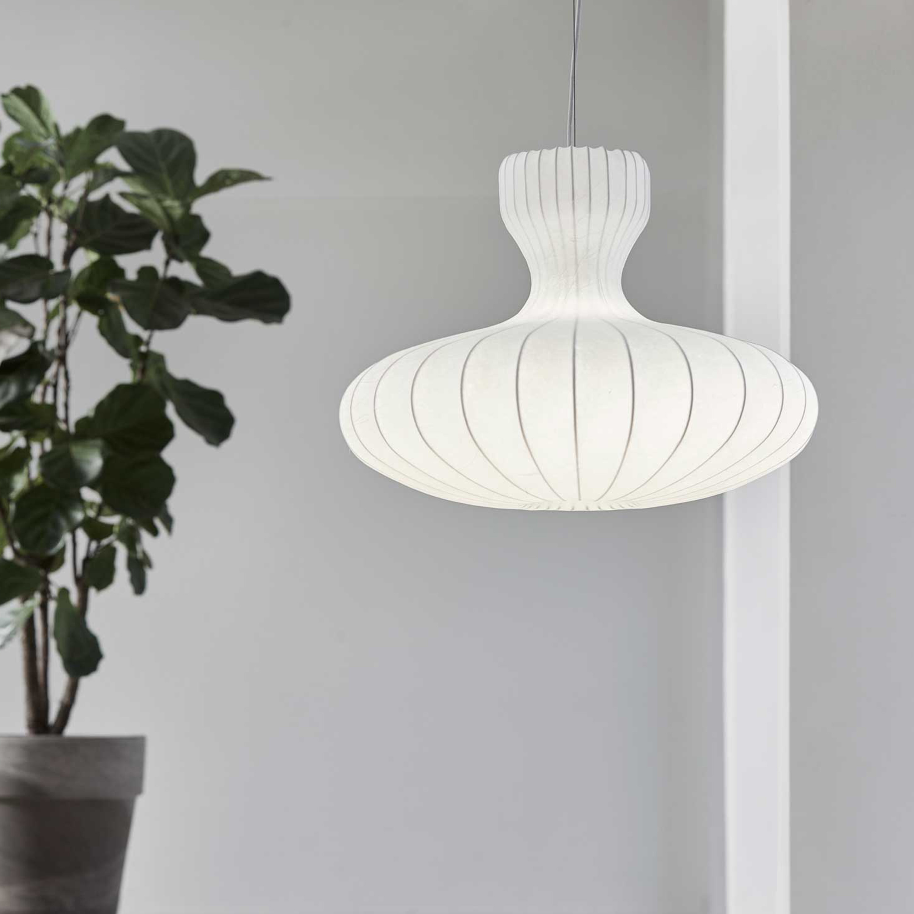 LOOM Design Portobello Pendelleuchte White Ø60cm