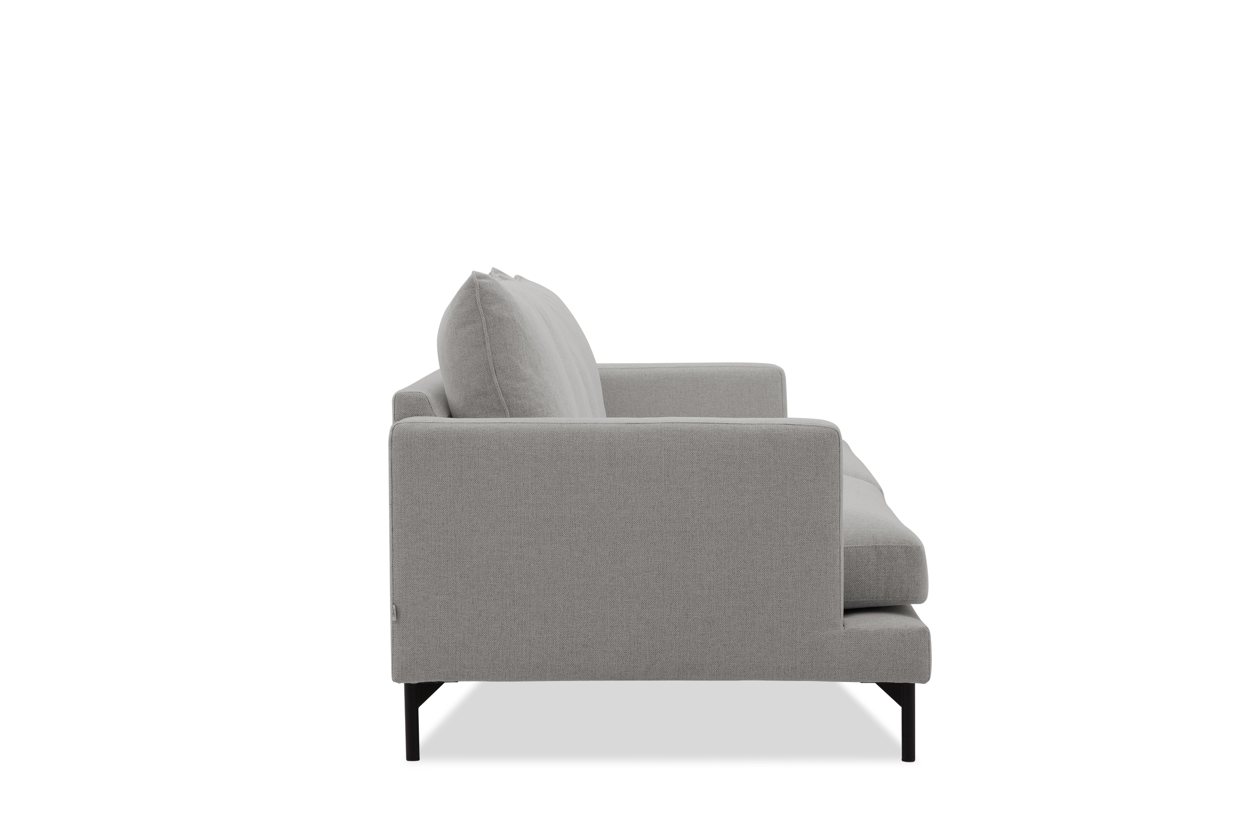 Sleepo Collection Olivia 4-Sitzer Sofa Silber 266cm