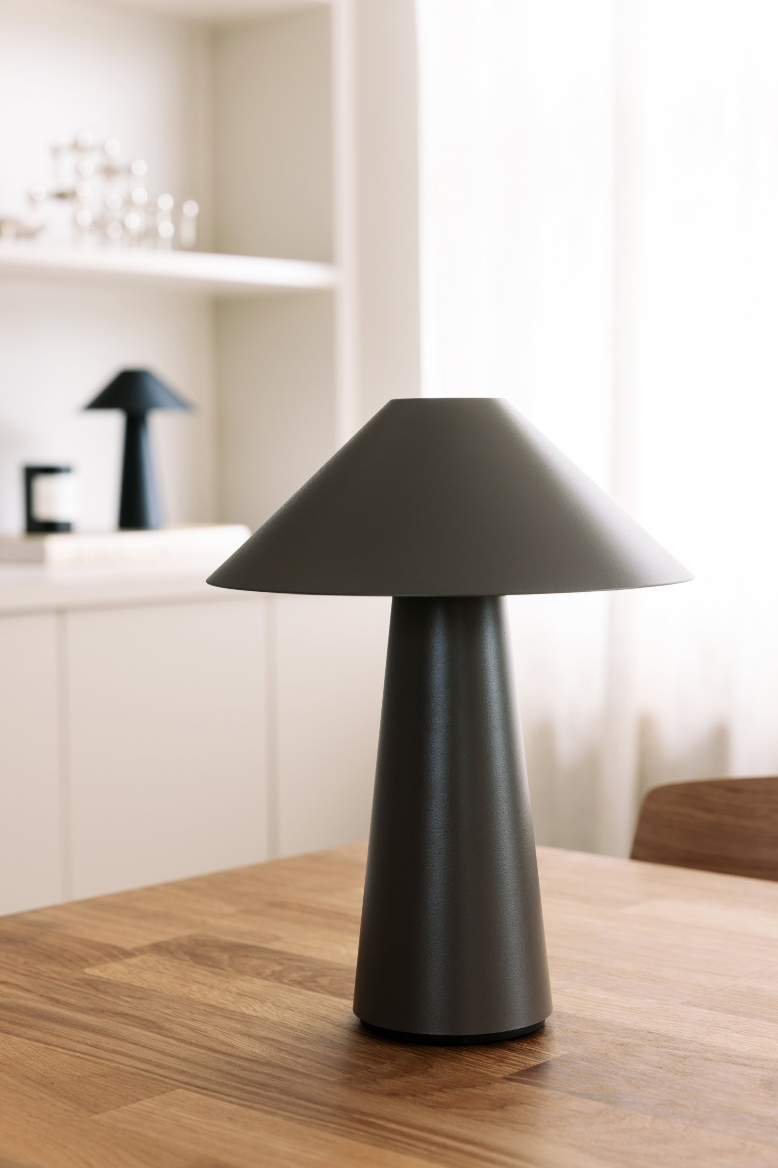 Globen Lighting Cannes Tragbare Tischlampe Braun 26cm