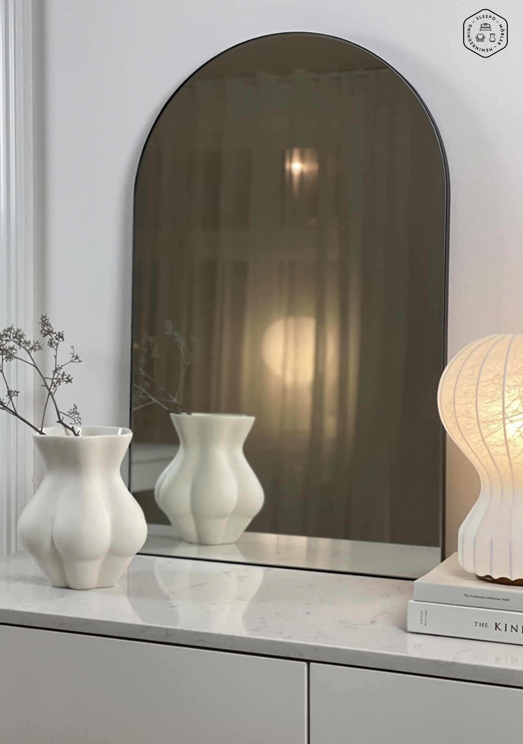 Sleepo Collection Arco Spegel Svart 50x80