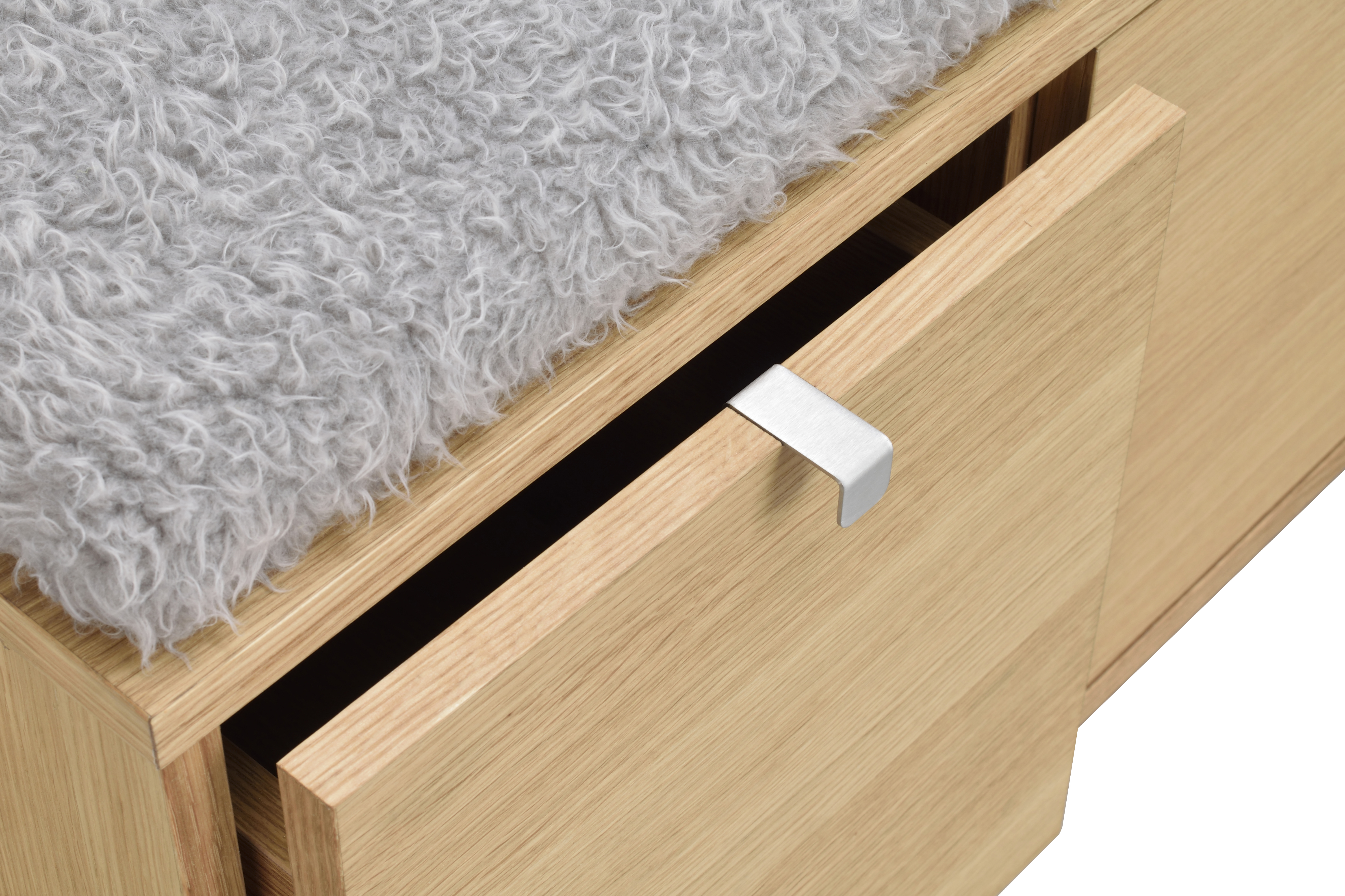 Rowico Home Confetti Bänk 2 Ek/Ljusgrå