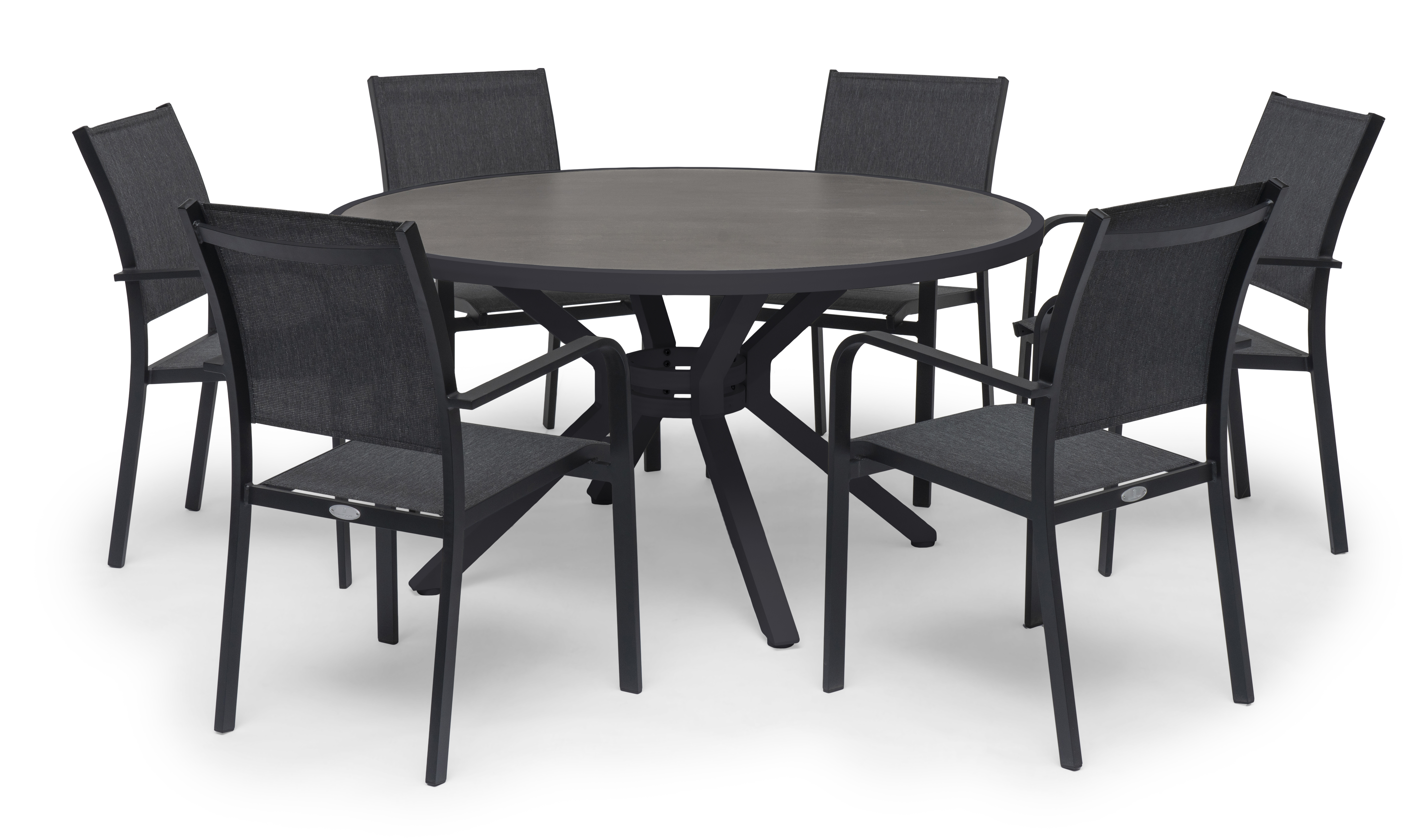 Hillerstorp Hånger Ruokapöytä Musta Ø140