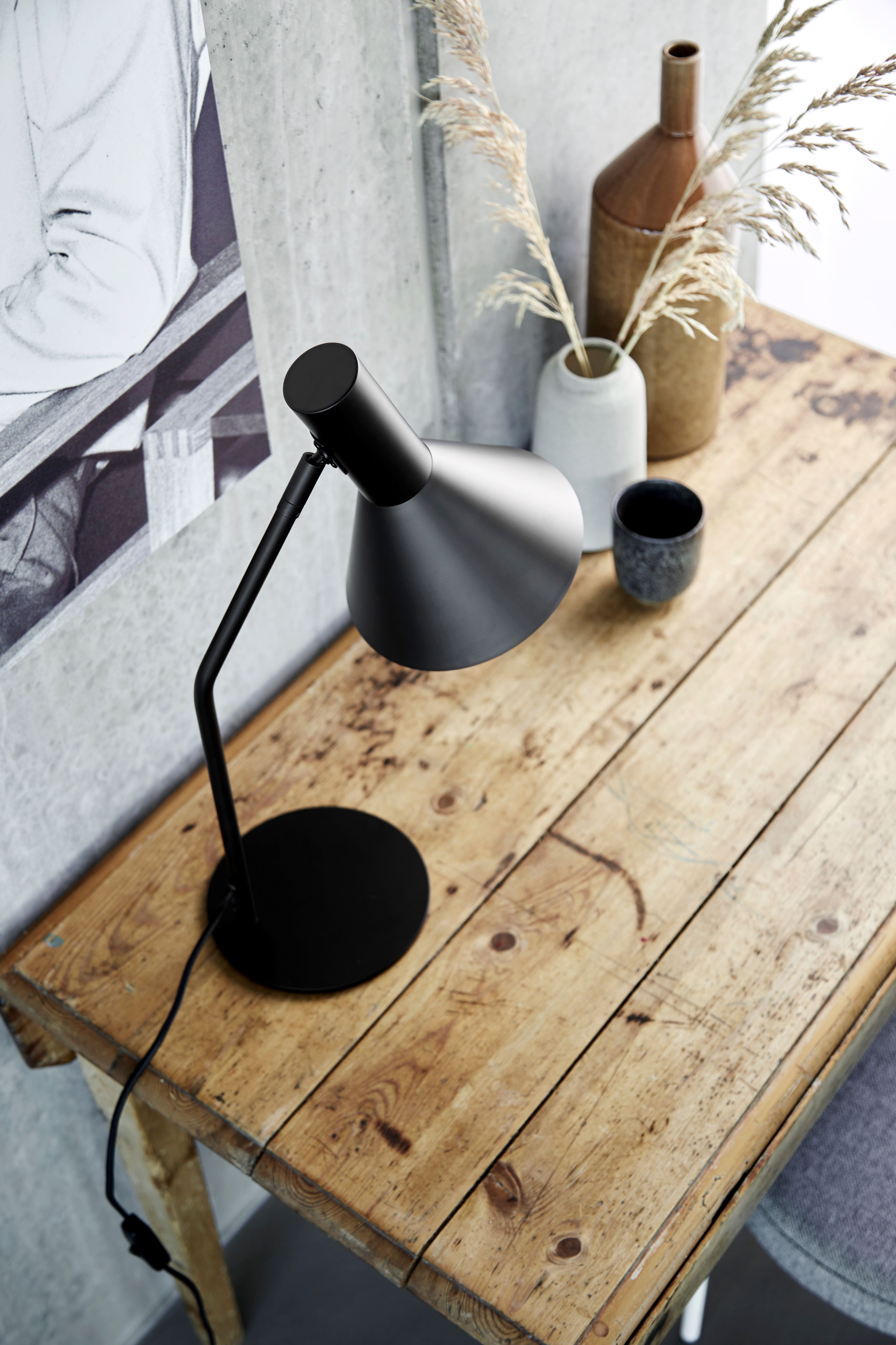 Frandsen Lyss Tischlampe Matt Schwarz