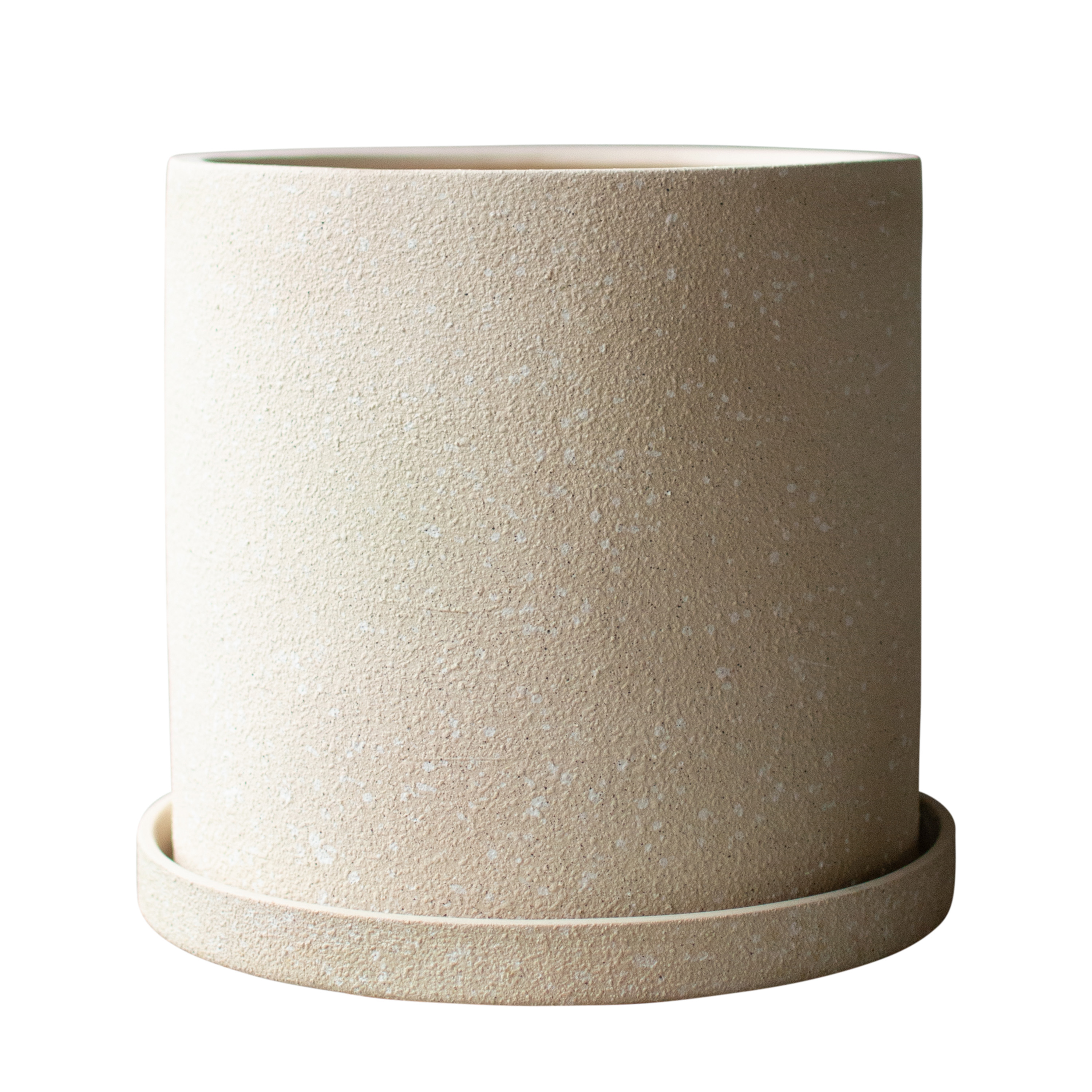 DBKD - Grow Keramiktopf Creme Struktur XL - Beige - Töpfe