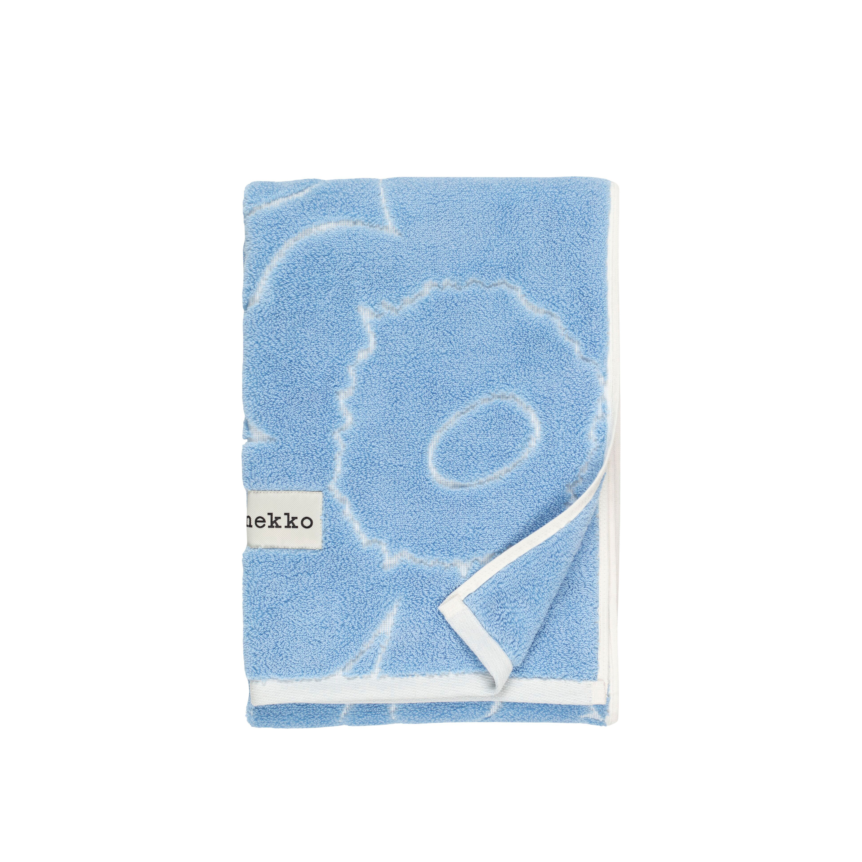 Piirto Unikko  Handtuch Hellblau/Off-Weiß 50x100