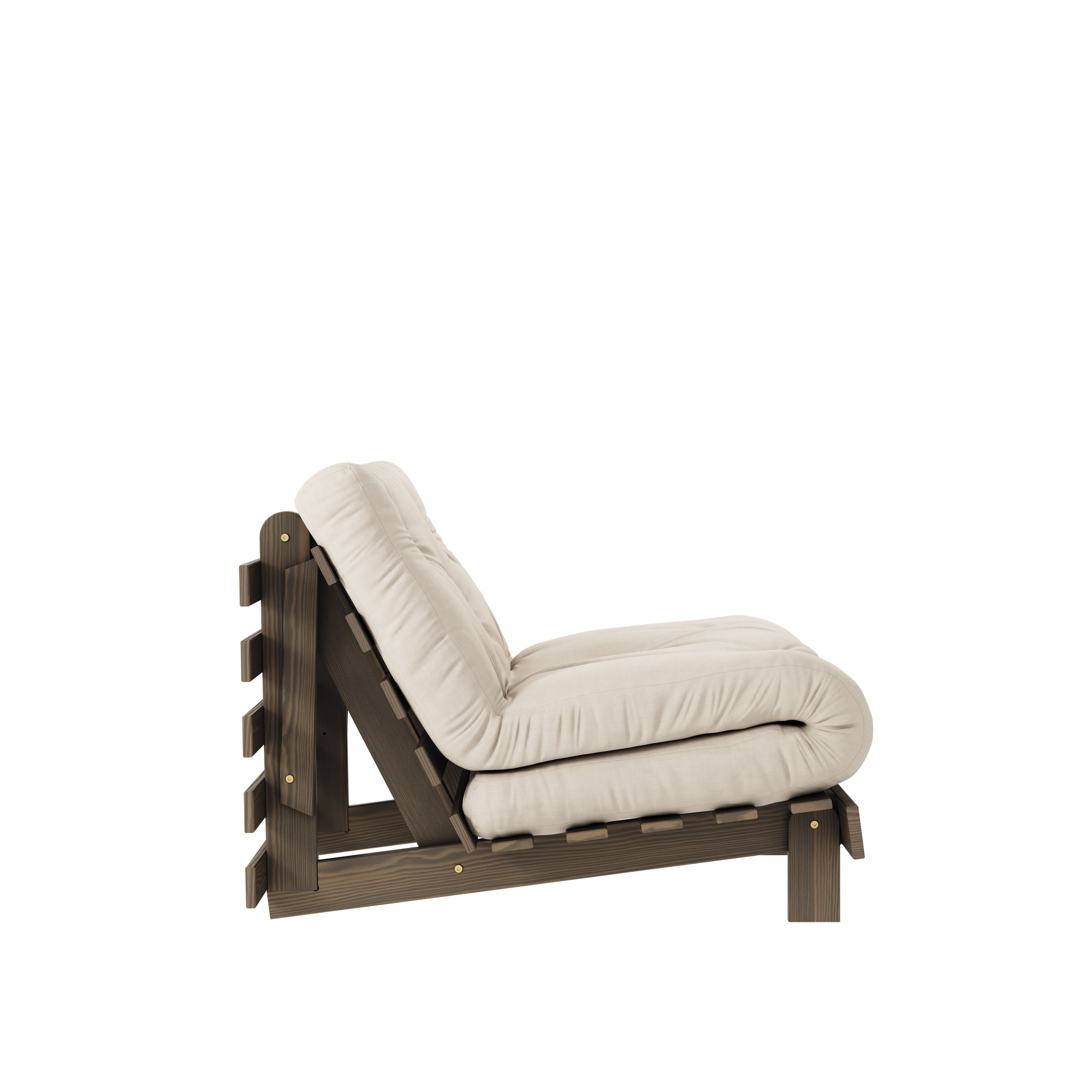 Karup Design Roots Nojatuoli Ruskea/Beige 90cm