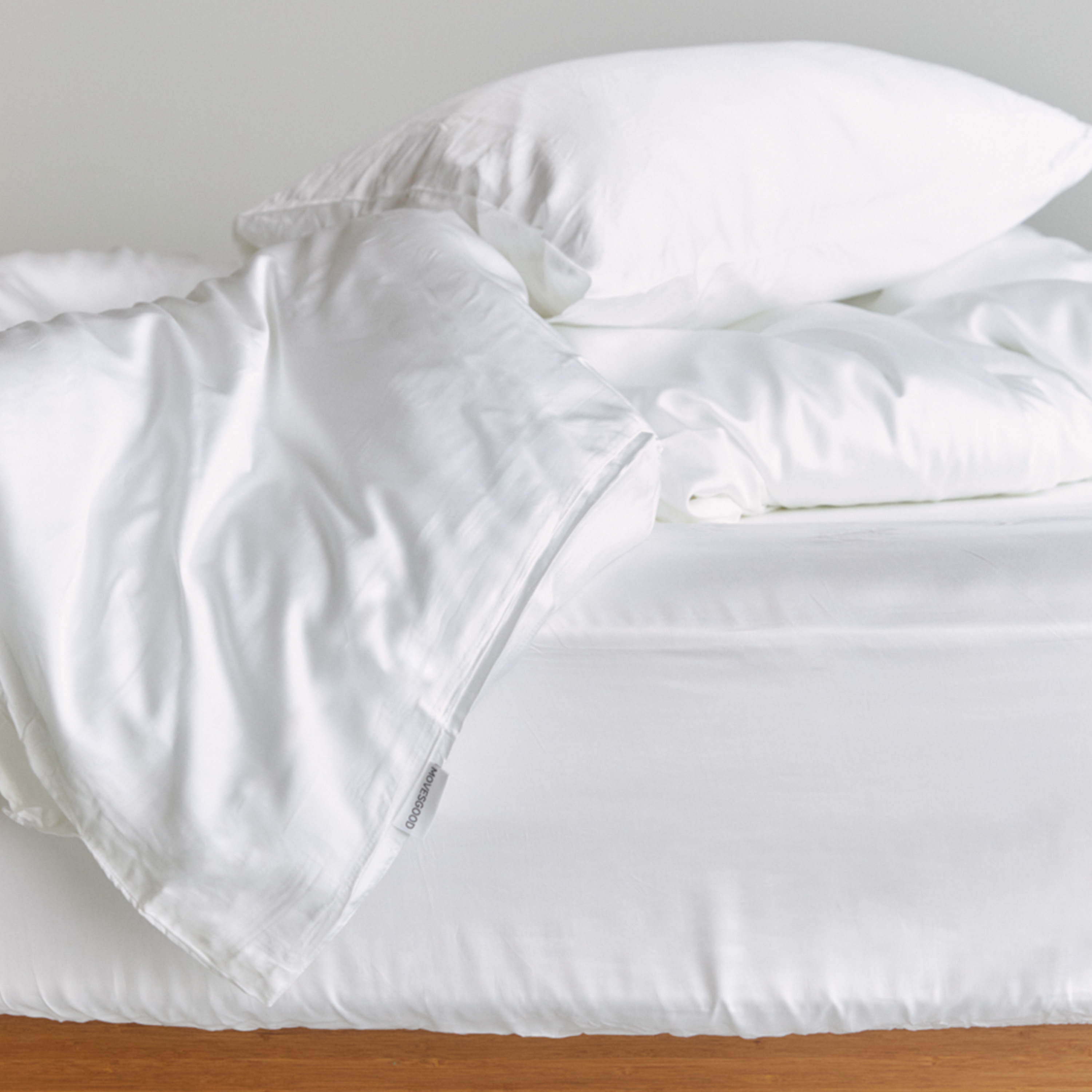 Movesgood Bamboo 2-del Påslakanset White