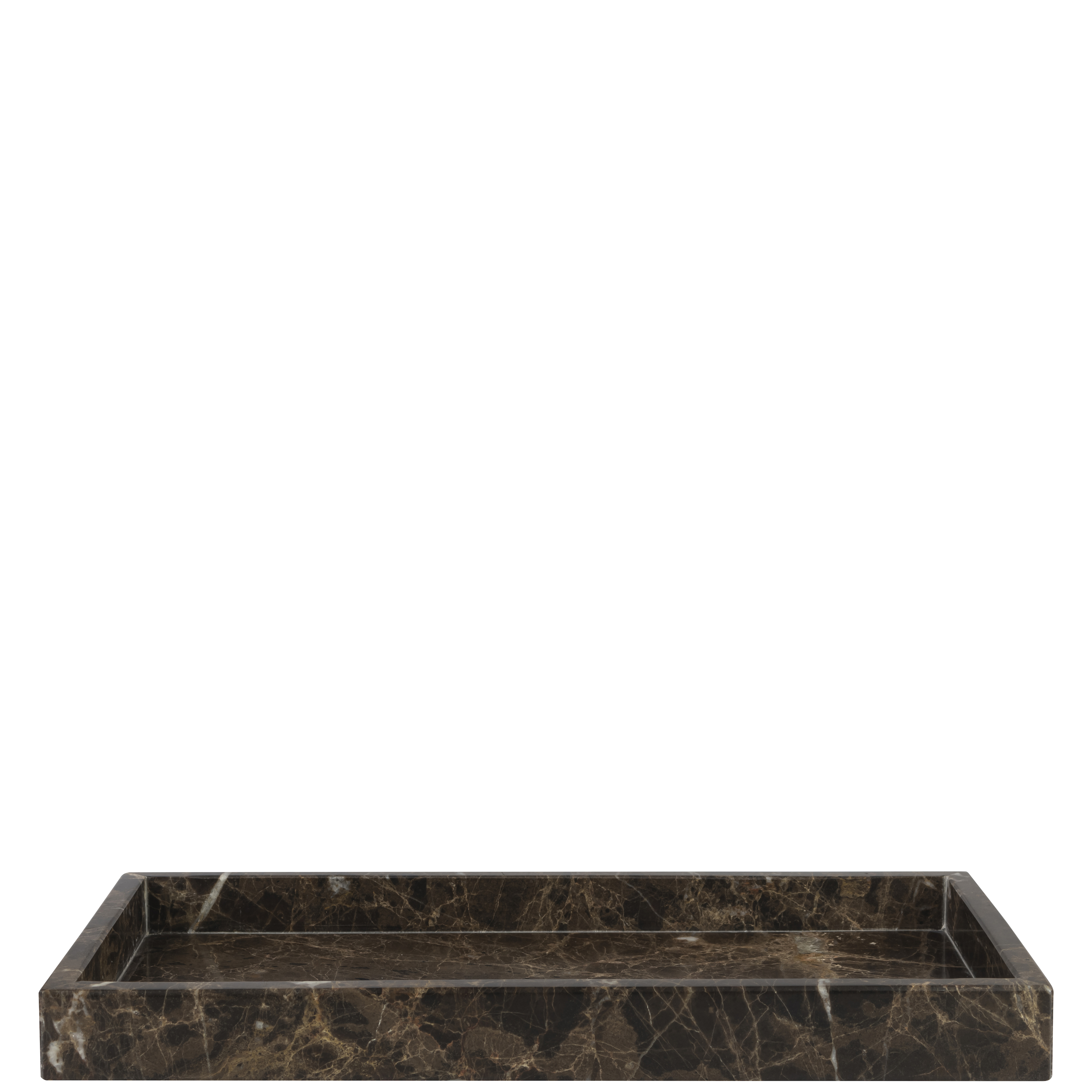 Mette Ditmer - Marble Tablett Braun 31cm - Tabletts