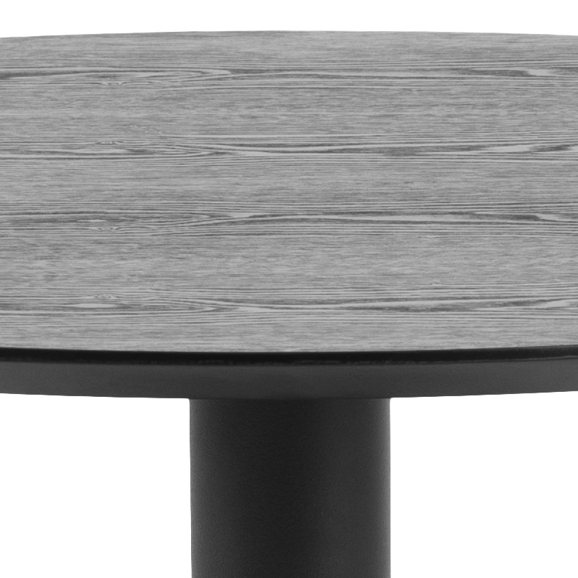 Nordic Home Livia Ruokapöytä Musta Ø110