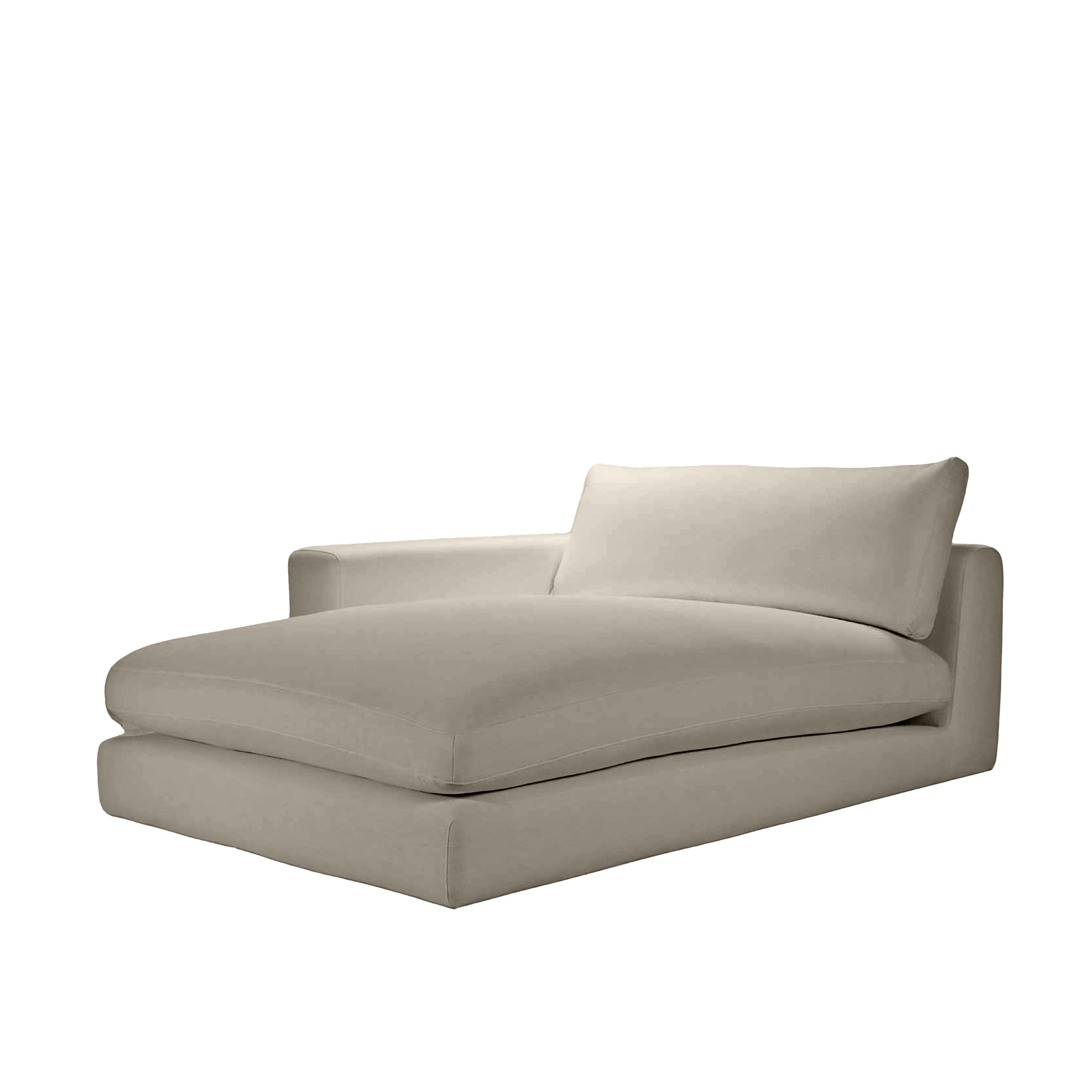 Capri 1.5-sits Divanmodul Vänster Armstöd Taupe 142x184