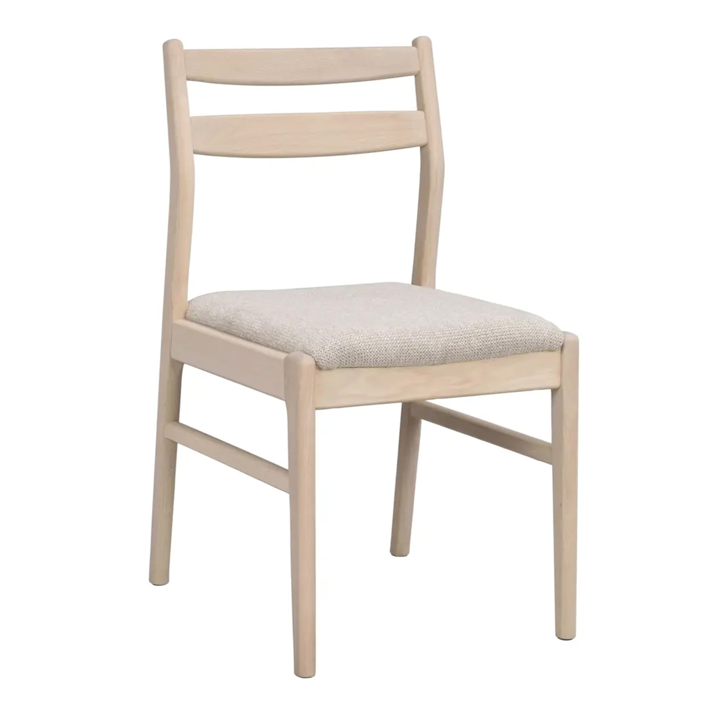 Kerwin Matstol Vitpigmenterad Ek/Ljusbeige