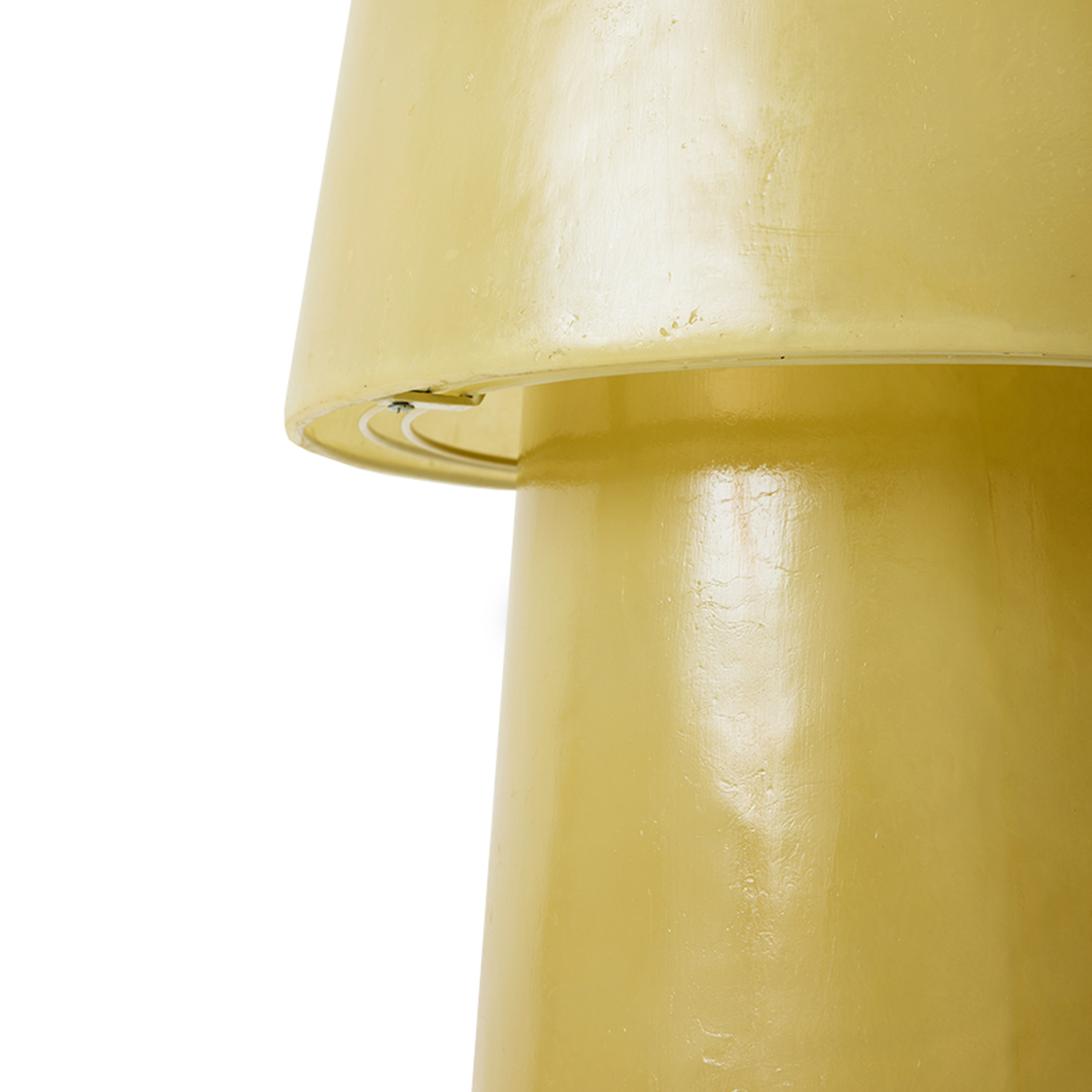 HKliving Glasfiber Golvlampa Soft Green