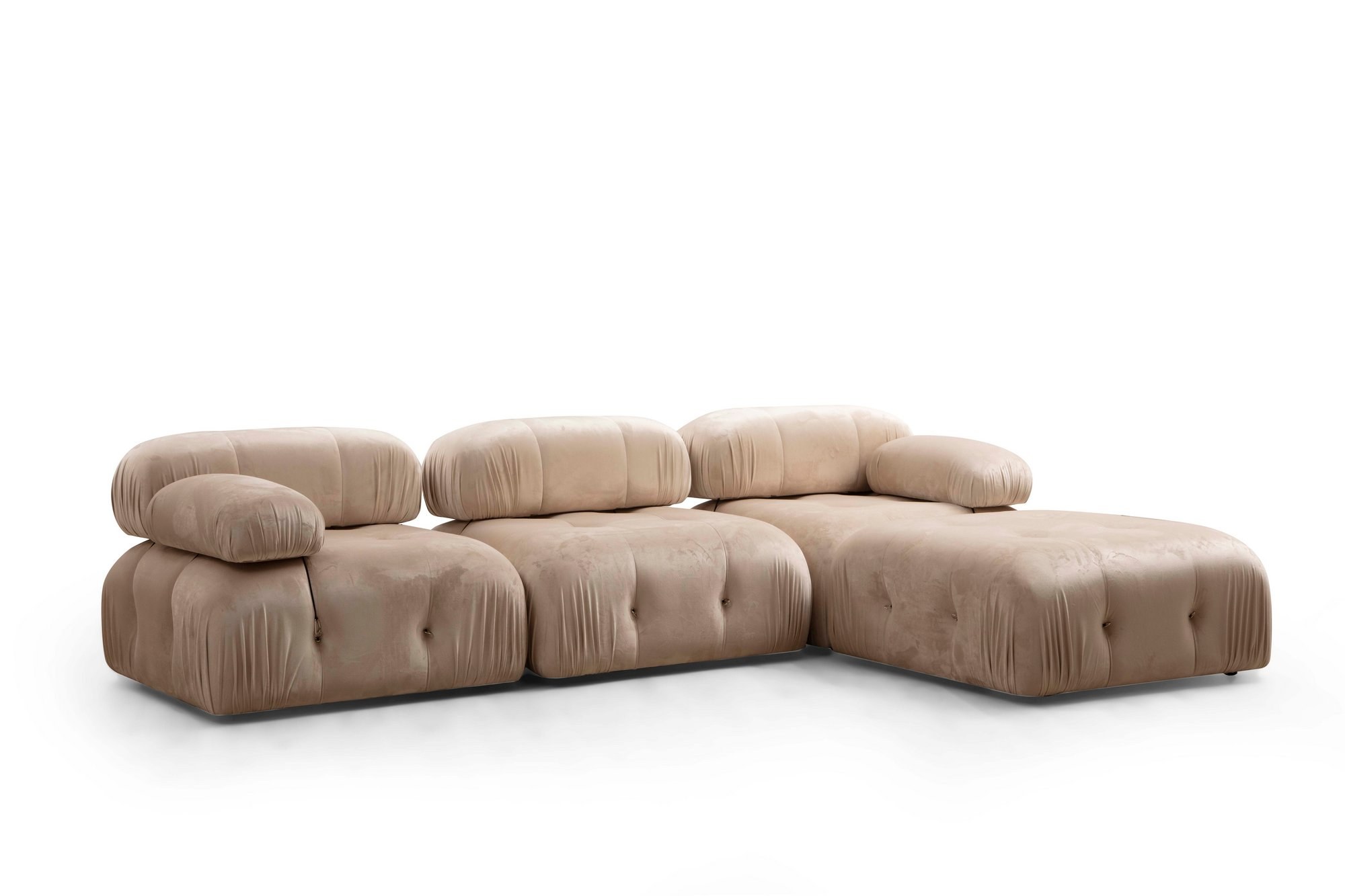 Sleepo Collection Blanca Mittmodul Beige Velvet